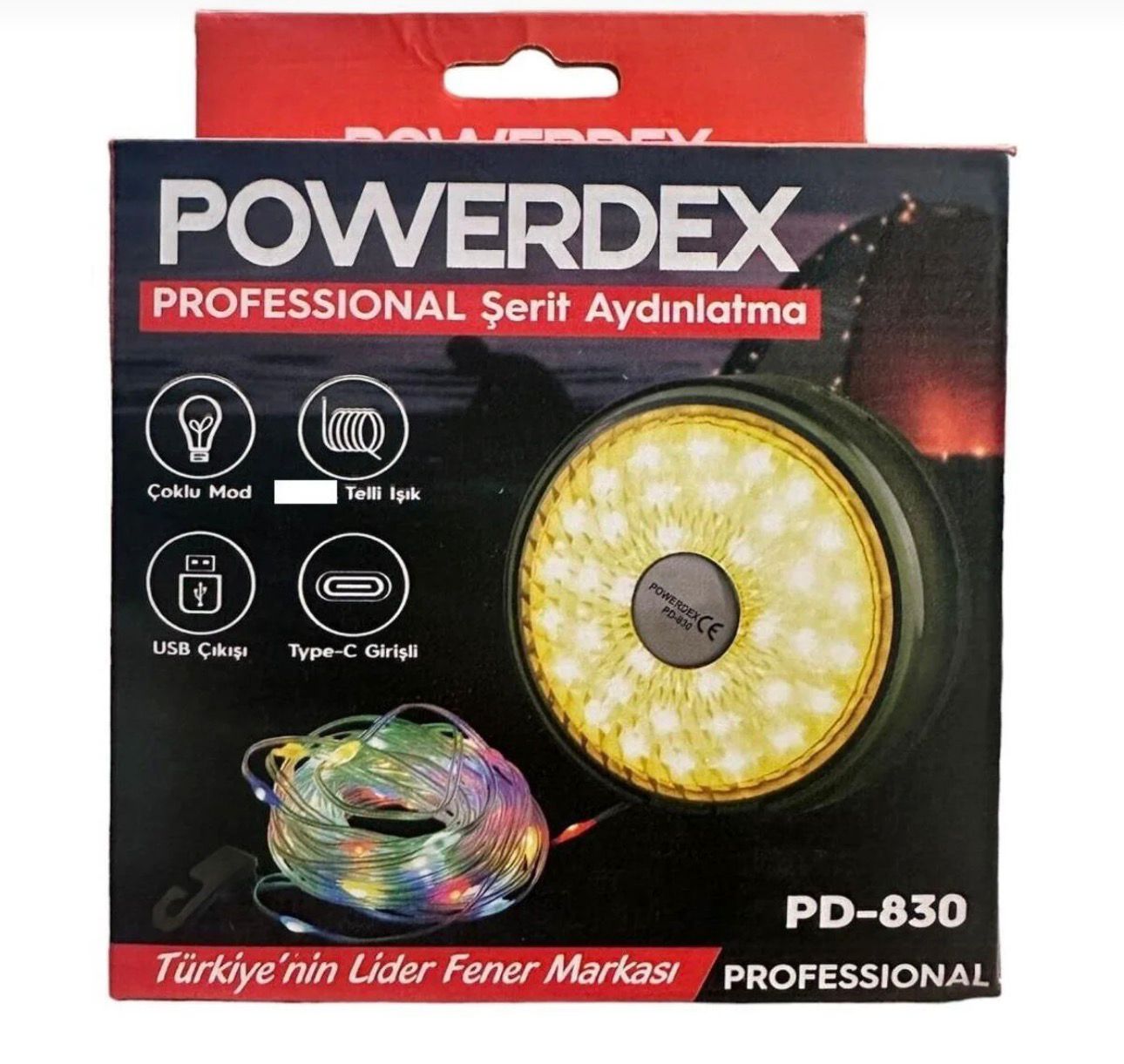 POWERDEX PD-830 Professional Şerit Aydınlatma