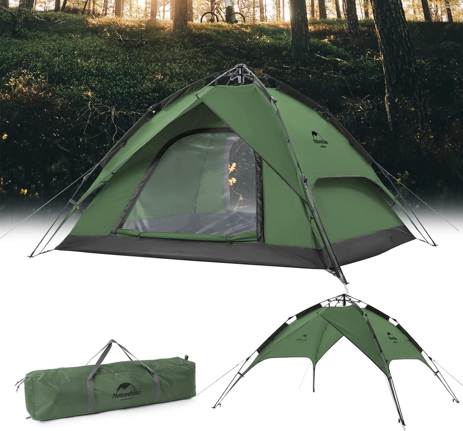 Naturehike Waterproof Otomatik Kurulum 4 Kişilik Çadır