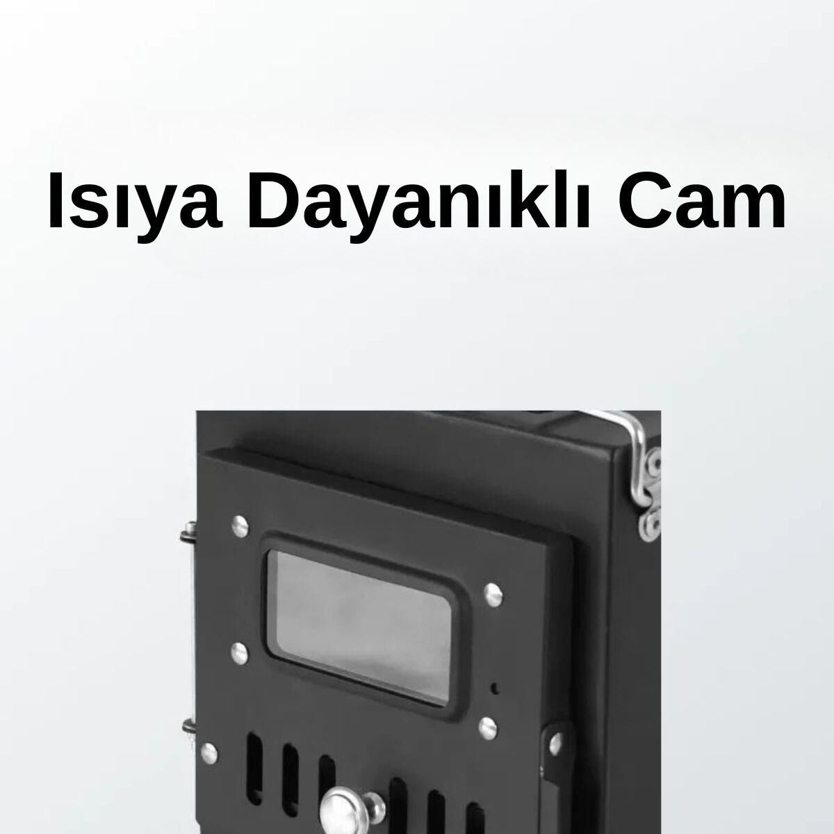 Madfox Woodlander Portatif Katlanır Kamp Çadır Sobası BLACK
