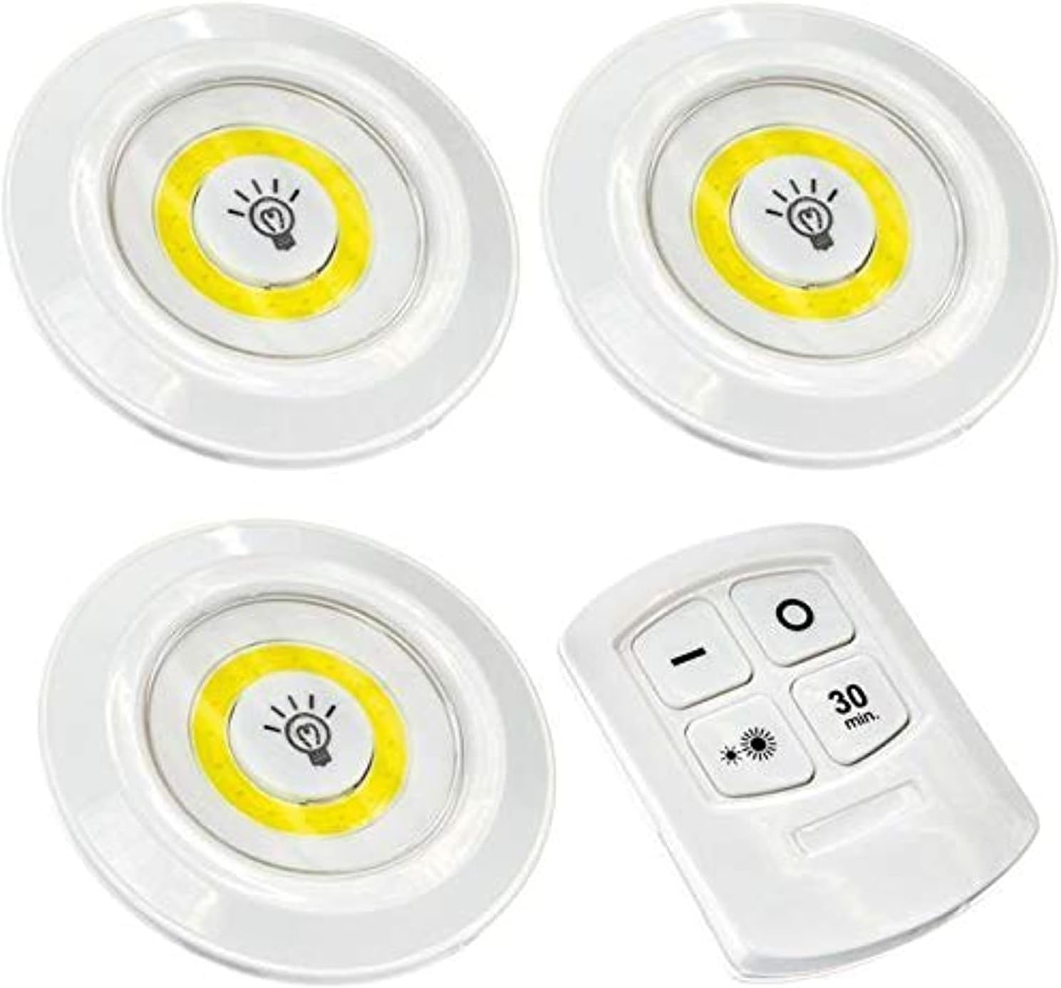 UZAKTAN KUMANDALI 3 LÜ SPOT LED LAMBA KABLOSUZ