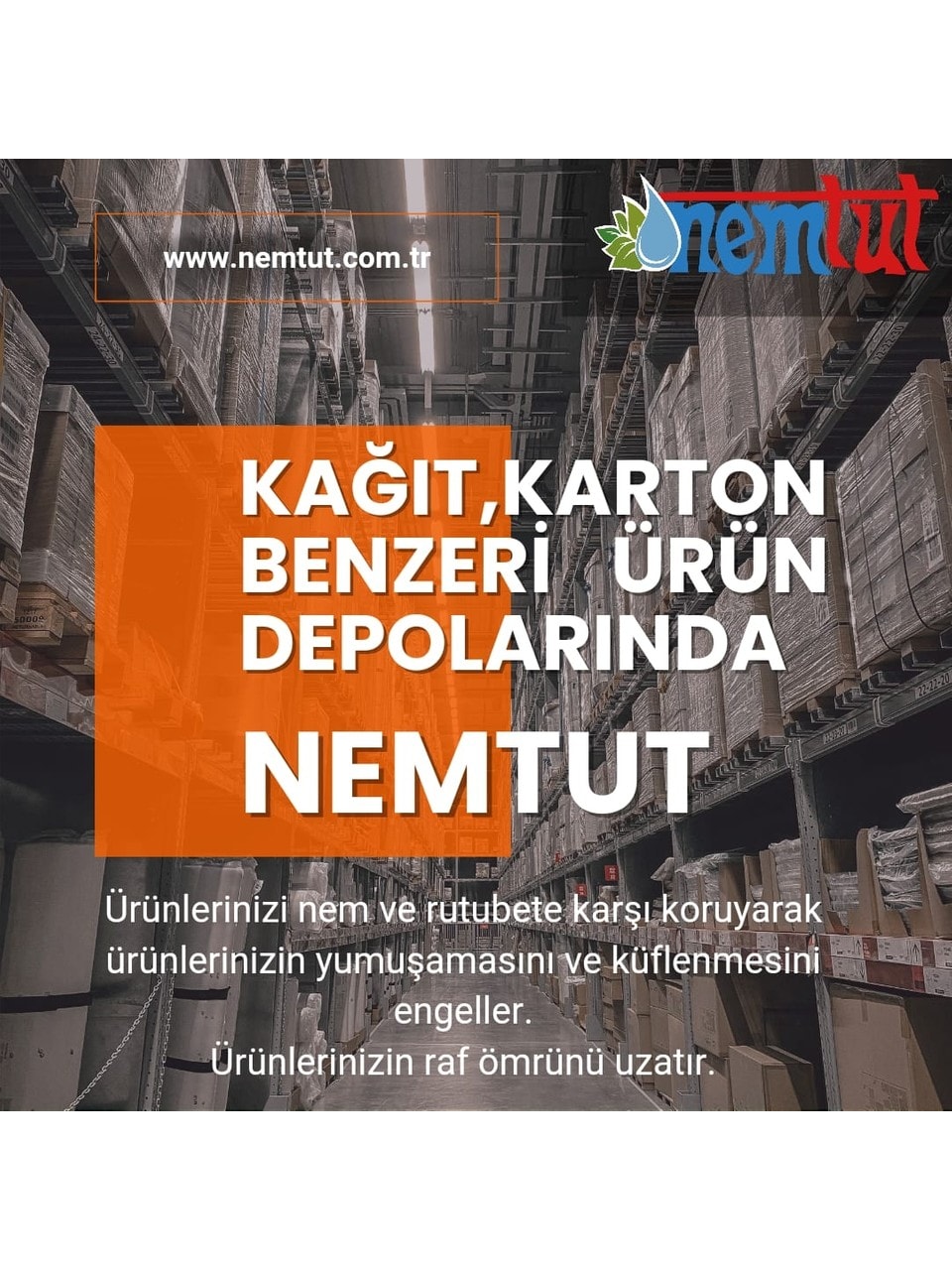 NEMTUT NEM VE RUTUBETE KARŞI ETKİLİ KÜF VE KOROZYON ÖNLEYİCİ