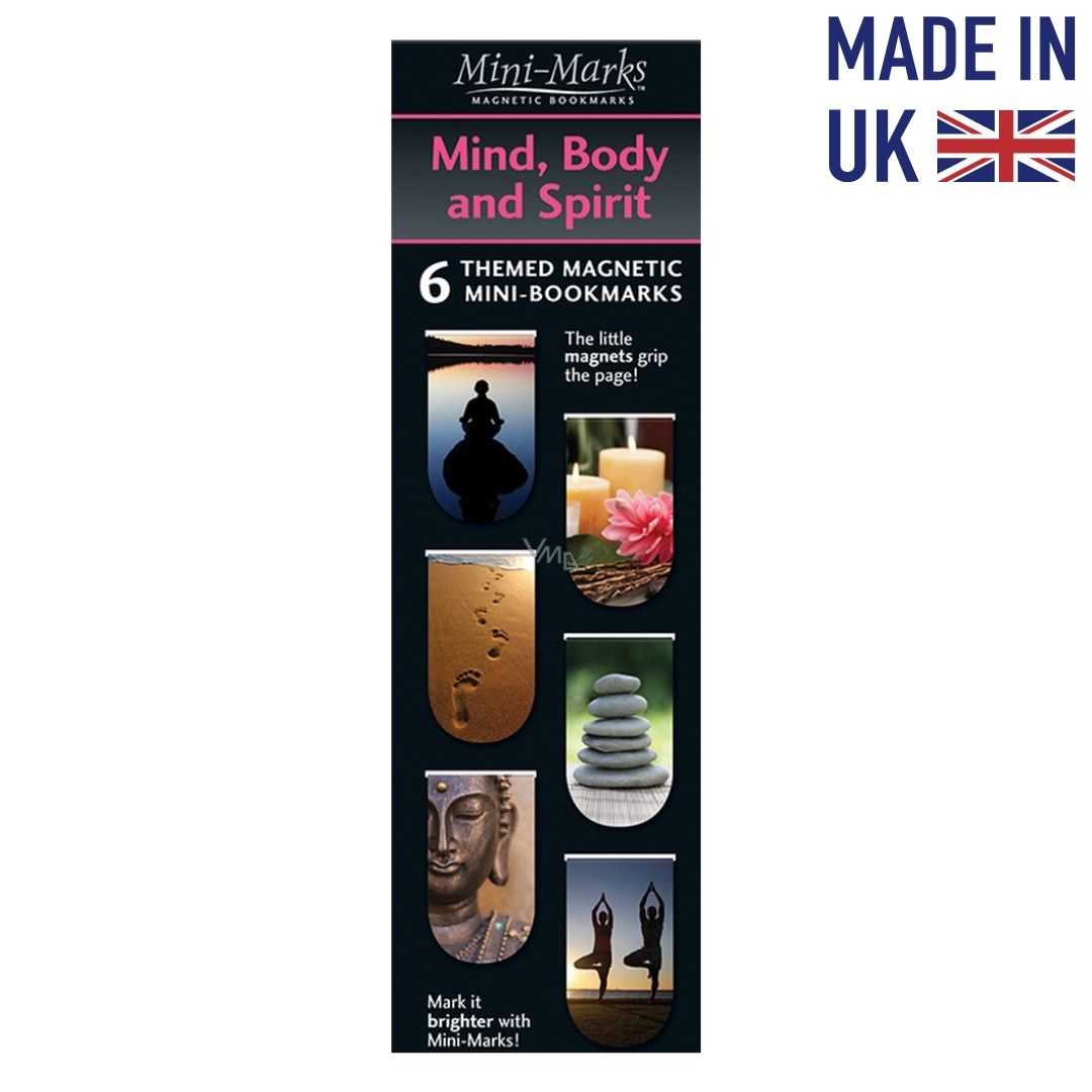 Mini-Marks Mind, Body and Spirit Mıknatıslı Kitap Ayracı
