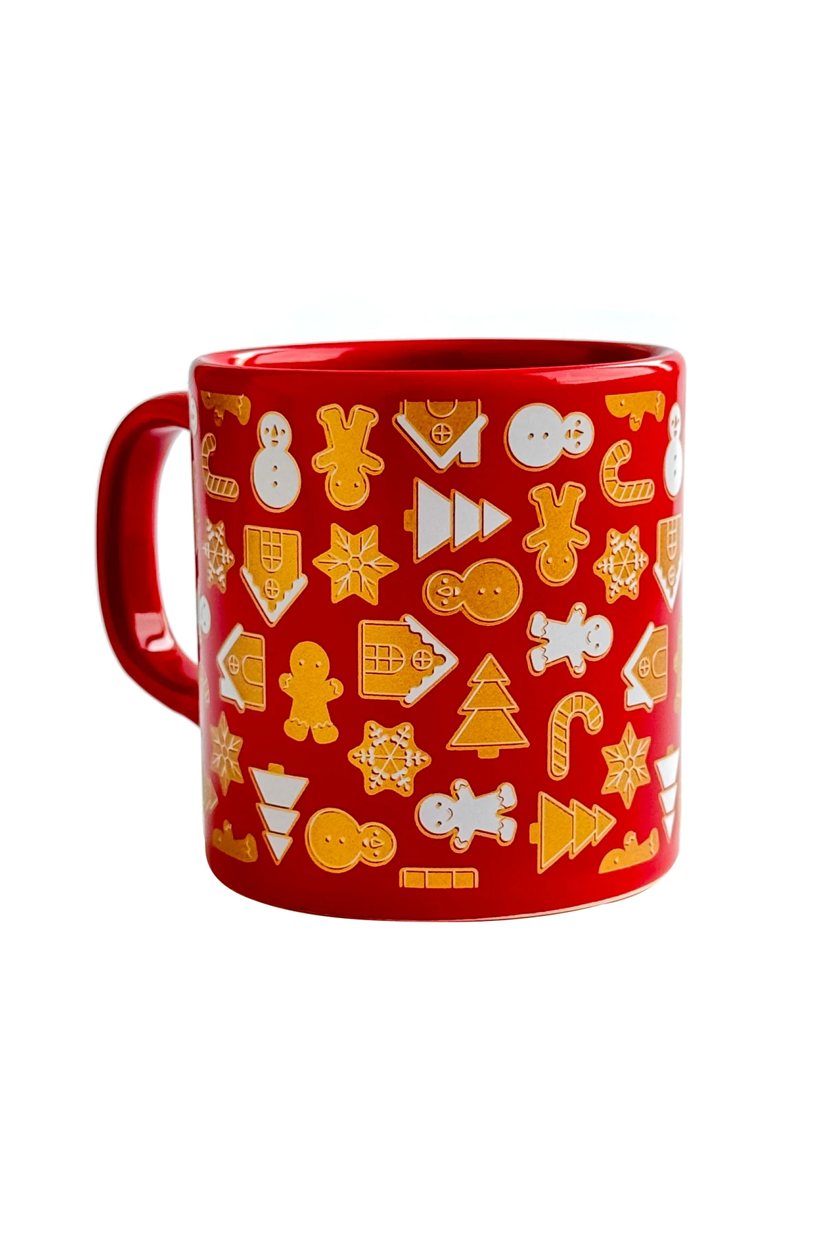 Seramik Altın Yaldızlı Yılbaşı Kupası