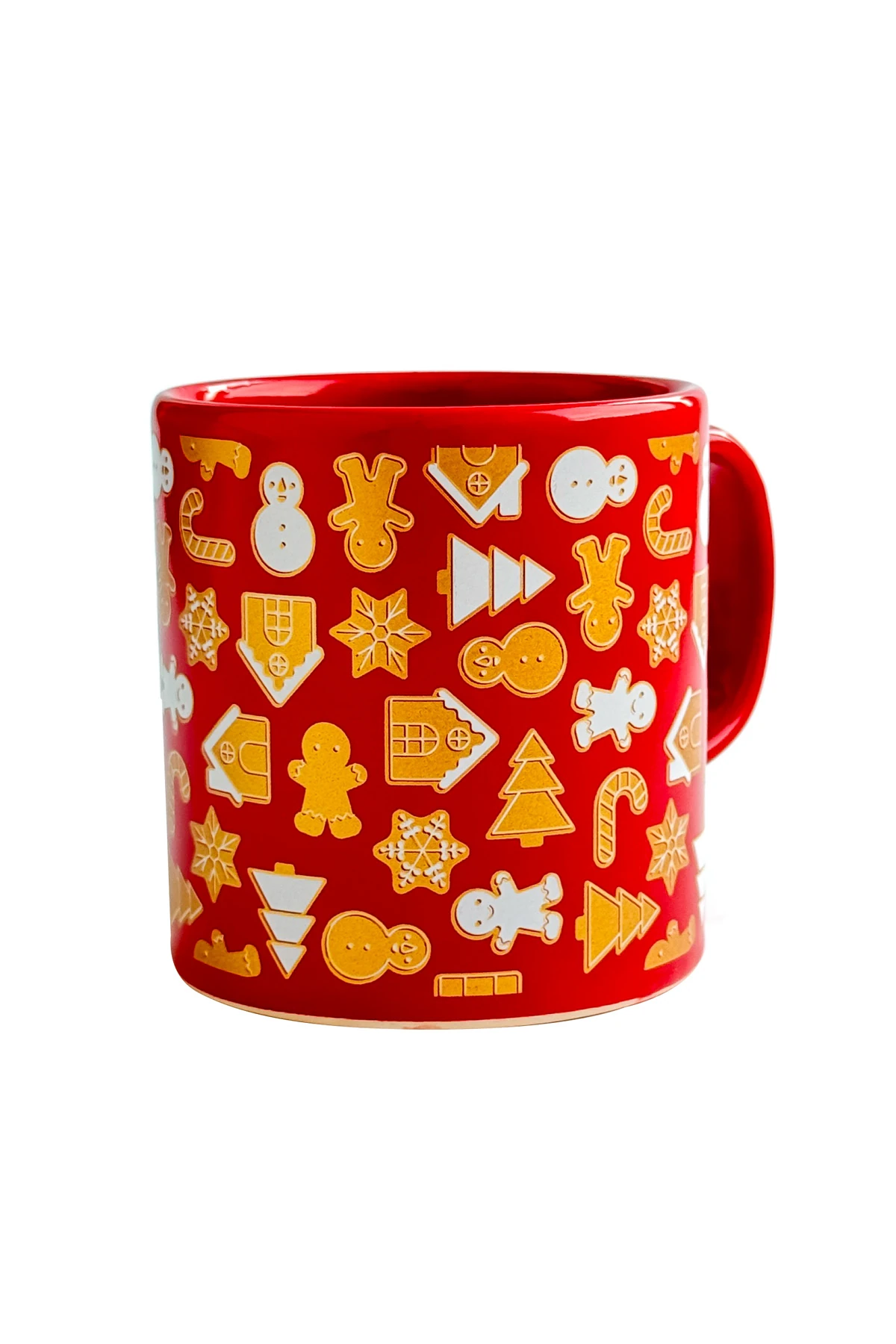 Seramik Altın Yaldızlı Yılbaşı Kupası