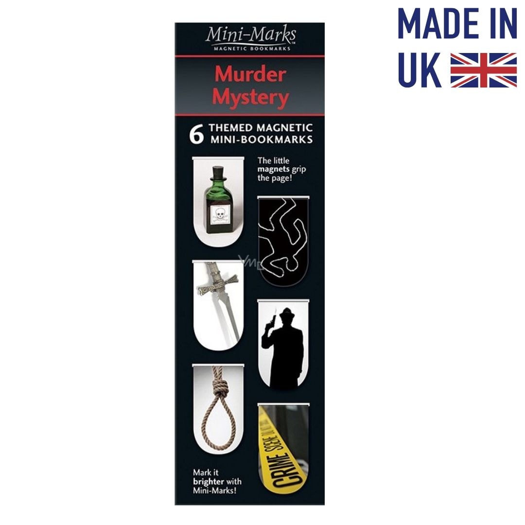 Mini-Marks Murder Mystery Mıknatıslı Kitap Ayracı