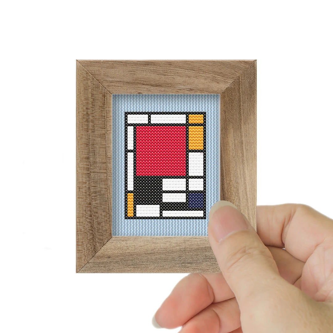 Kompozisyon DMC Muline Çerçevesiz Mini Etamin Kiti