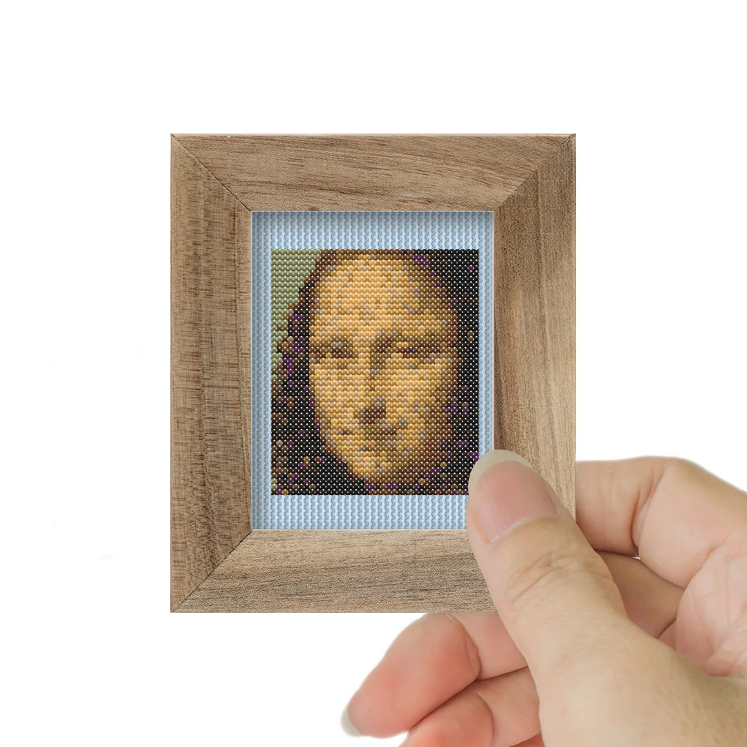 Mona Lisa DMC Muline Çerçevesiz Mini Etamin Kiti