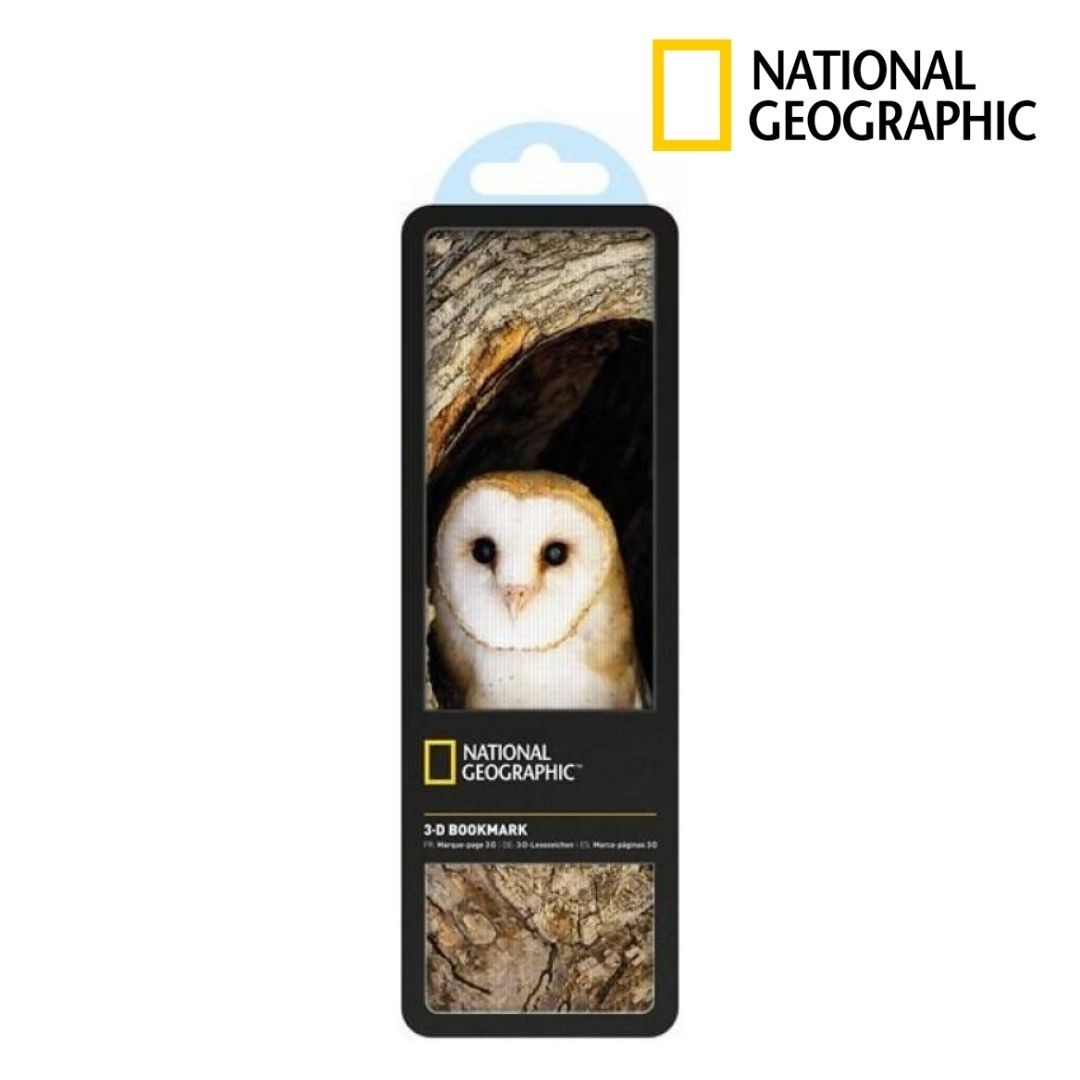 3-D Bookmark - Barn Owl Kitap Ayracı