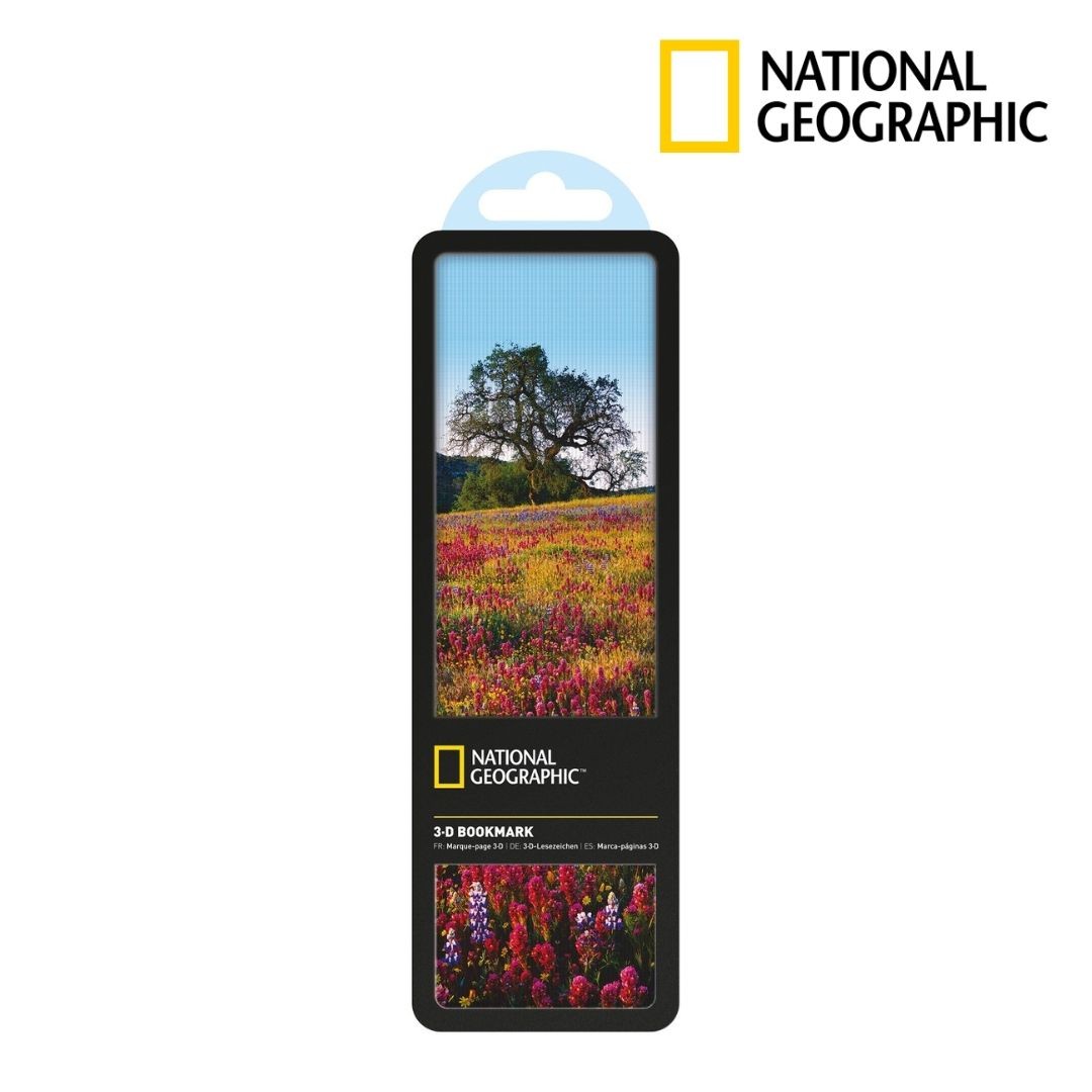 3-D Bookmark - Paintbrush, Lupine & Tick Kitap Ayracı