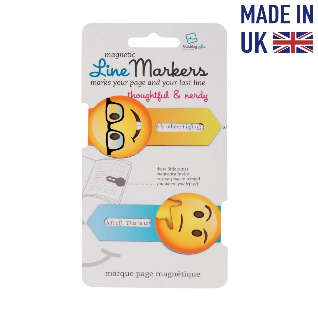 Linemarkers Thoughtful & Nerdy Kitap Ayracı