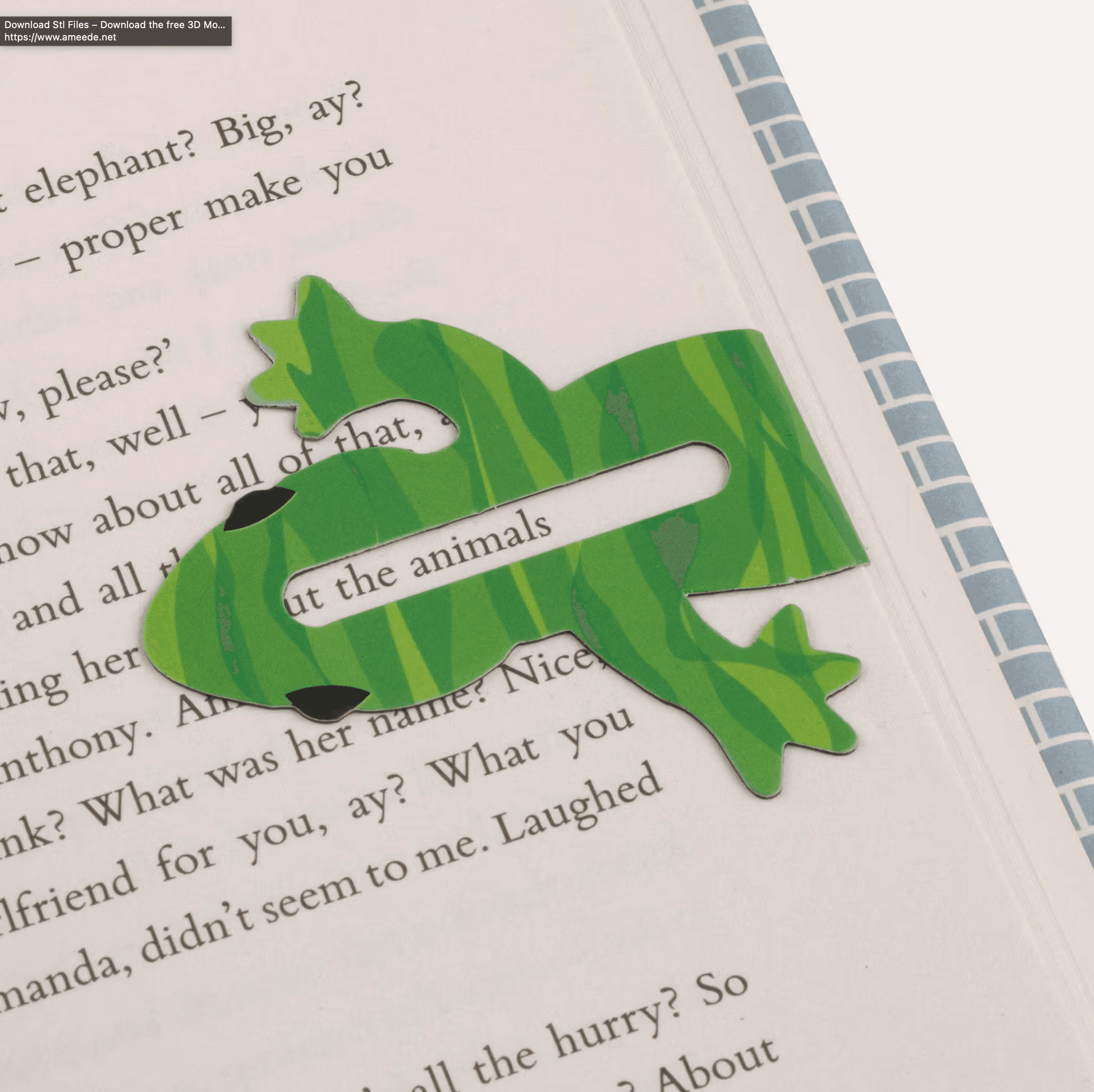 Linemarkers Critters  Kitap Ayracı