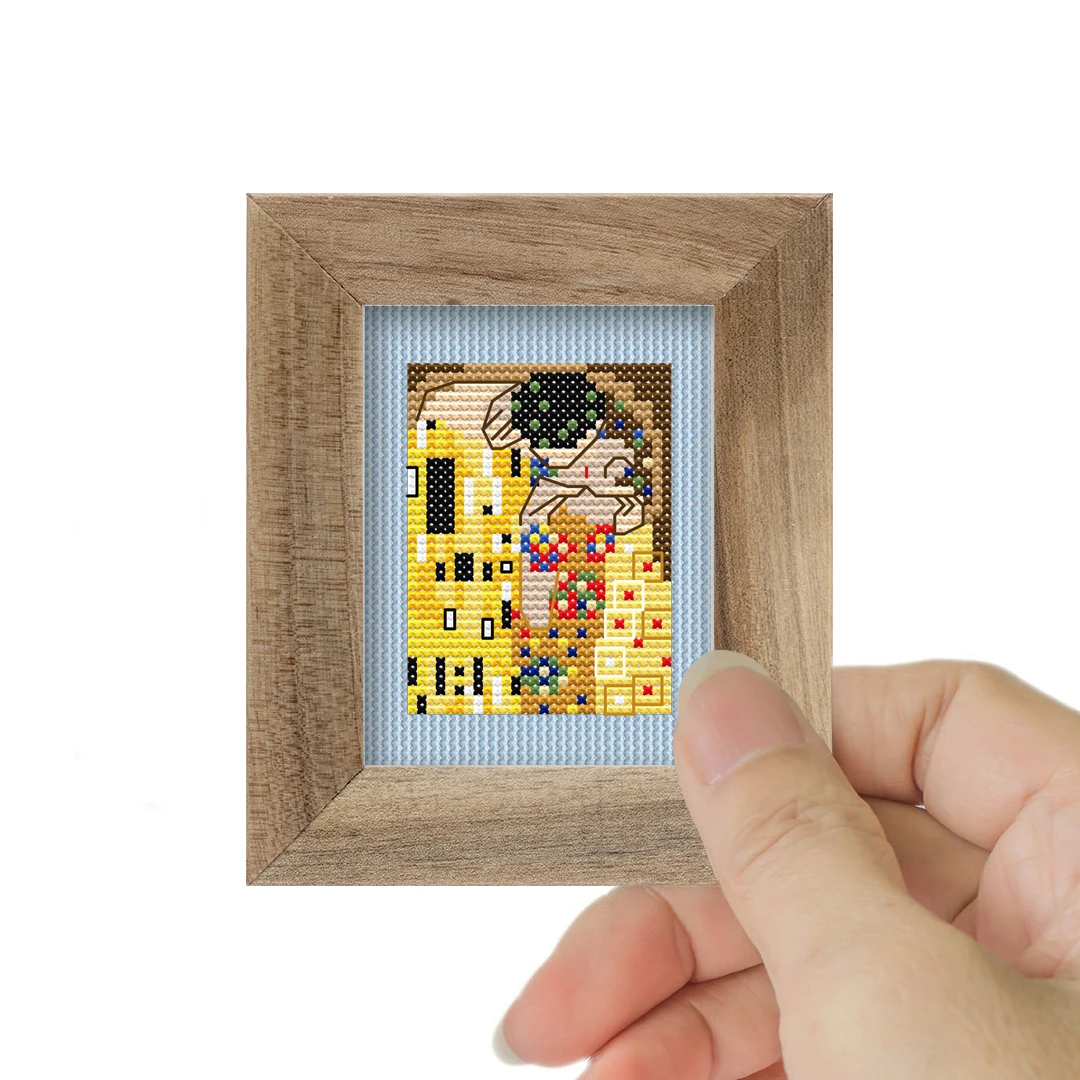 Öpücük DMC Muline Çerçevesiz Mini Etamin Kiti