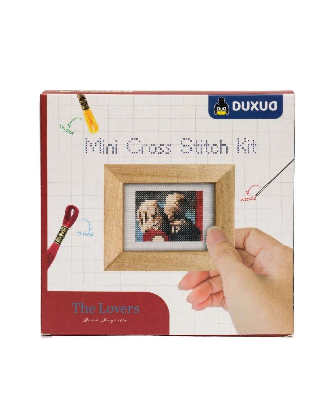 Aşıklar Ahşap Çerçeveli Kutulu Minyatür Etamin Kiti