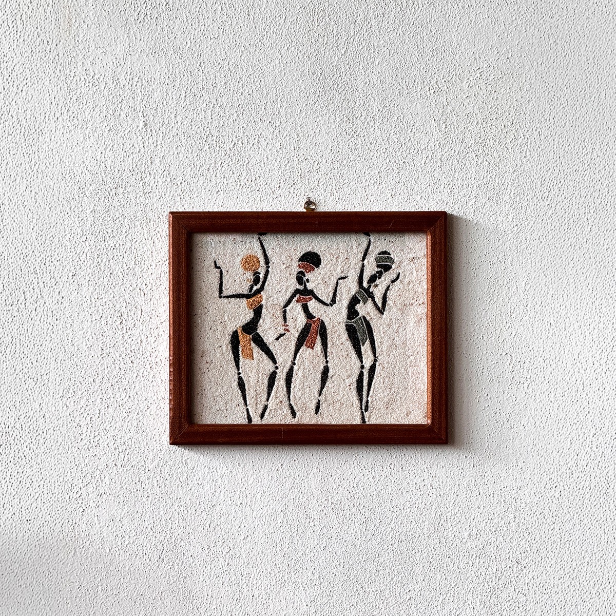 Afrikalı Dansçılar Kum Tablo