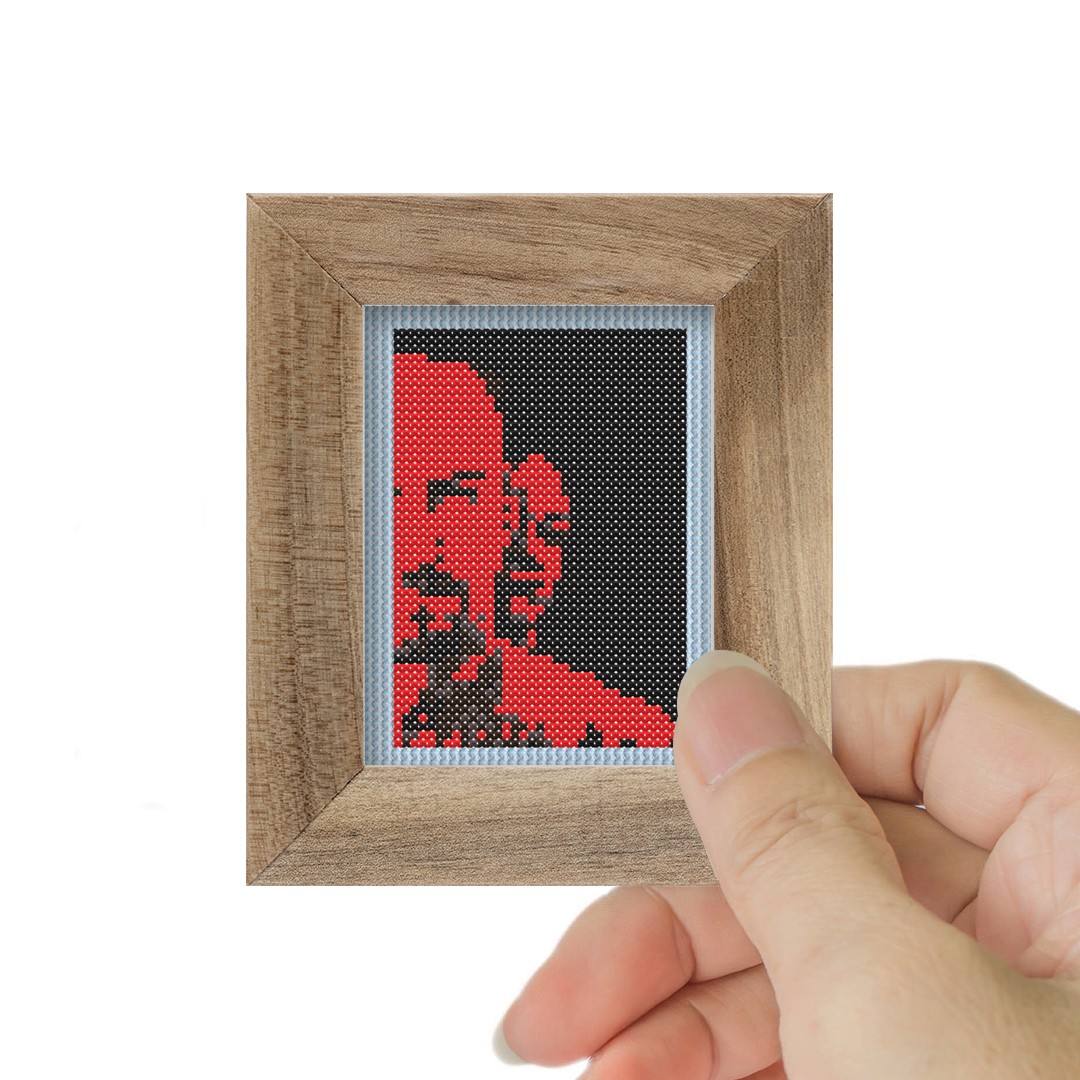 Geçmişin Gölgesinde DMC Muline Çerçevesiz Mini Etamin Kiti