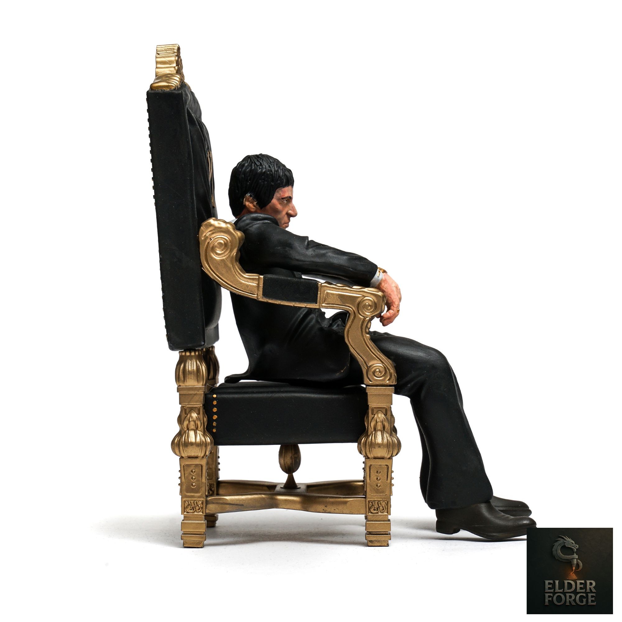 Tony Montana Figürü | Scarface El Boyaması Heykel | Al Pacino Koleksiyonluk Biblo | Film Temalı Dekoratif Heykel