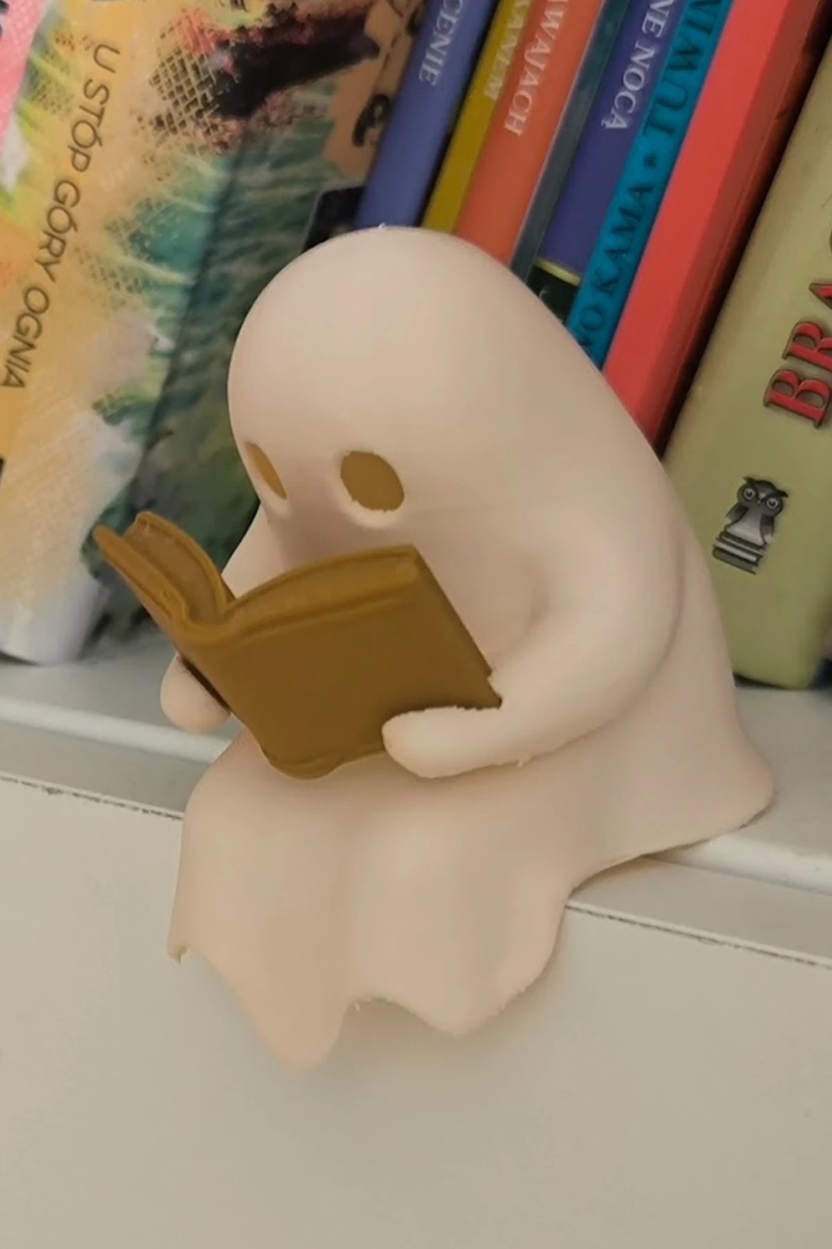 Cadılar Bayramı Ghost Reader Kitap Okuyan Sevimli Hayalet Gece Lambası