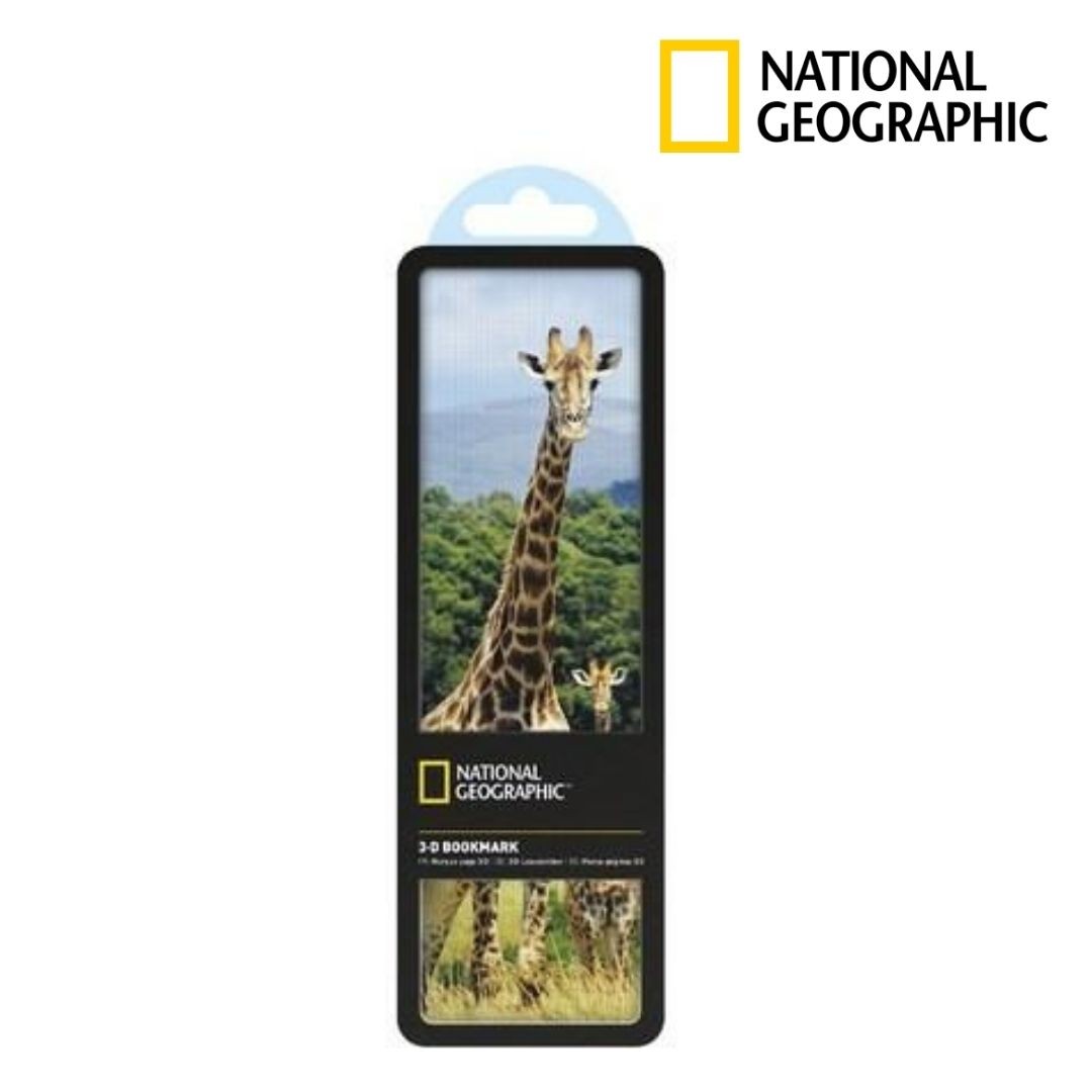 3-D Bookmark - Giraffes Kitap Ayracı