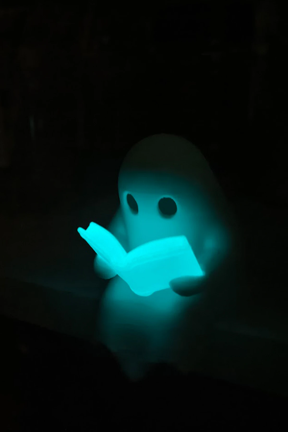 Cadılar Bayramı Ghost Reader Kitap Okuyan Sevimli Hayalet Gece Lambası