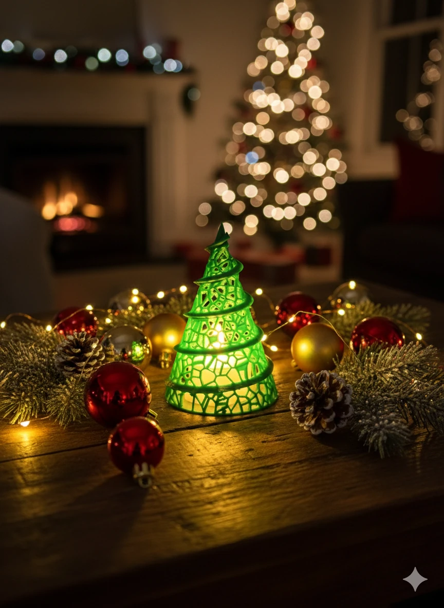 Mini Yılbaşı Ağacı - 9cm