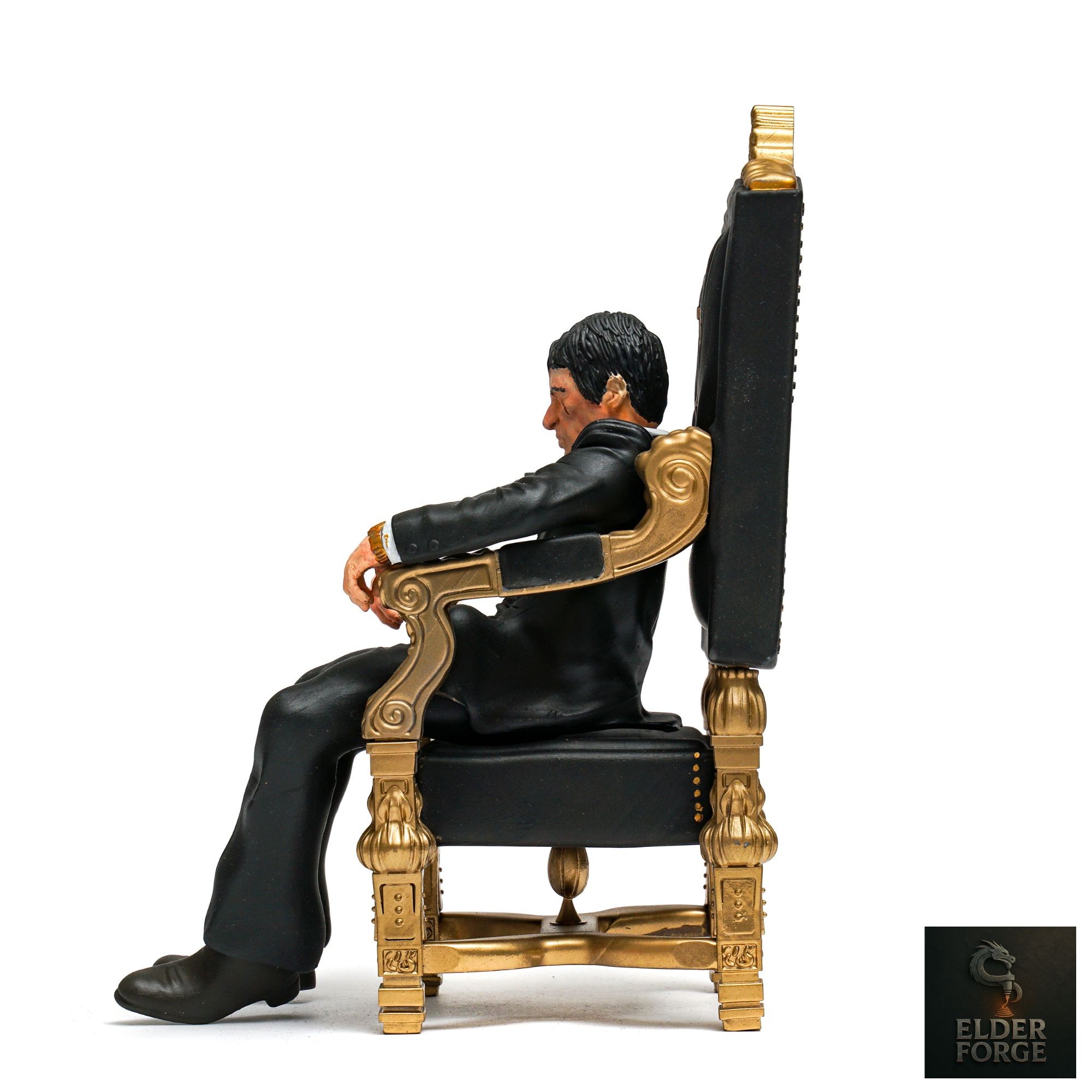 Tony Montana Figürü | Scarface El Boyaması Heykel | Al Pacino Koleksiyonluk Biblo | Film Temalı Dekoratif Heykel