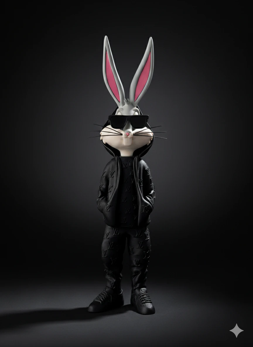 Bugs Bunny LV 3D figür