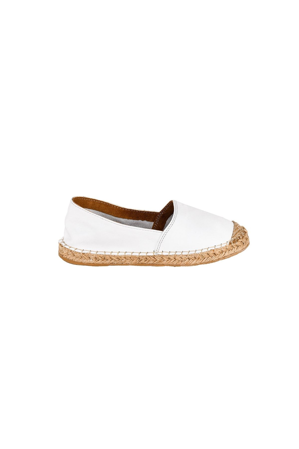 Hakiki Deri El Yapımı Kadın Espadril