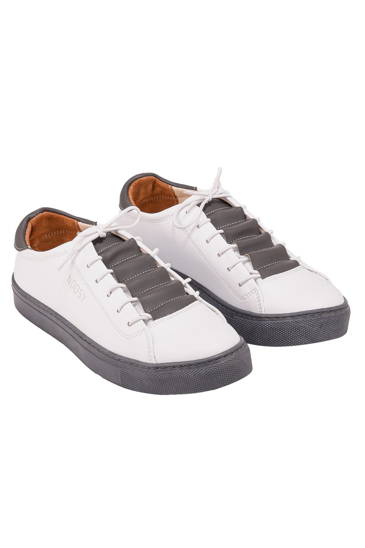 Beyaz Gri Kadın Sneaker