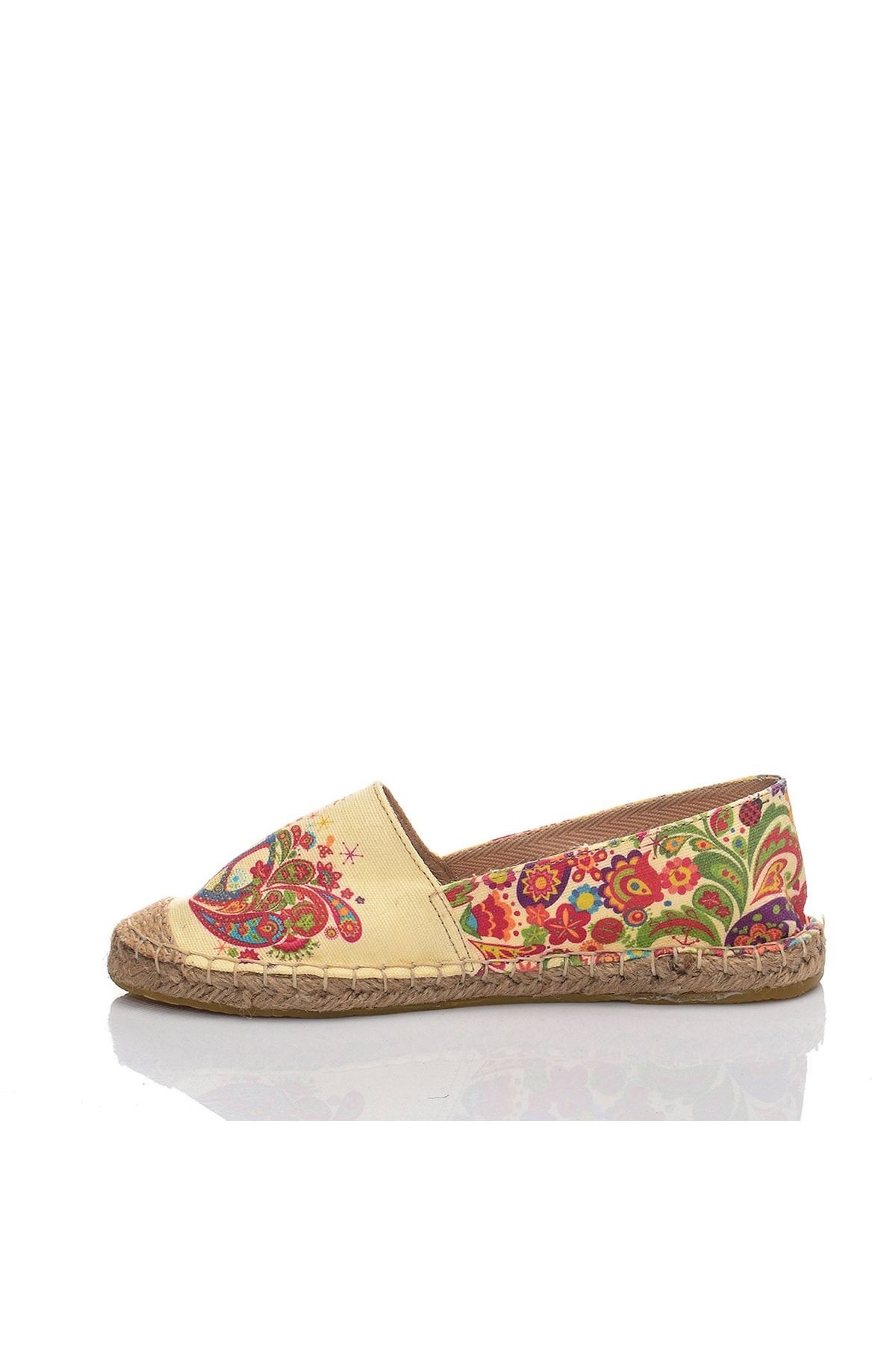 El Yapımı Hasır Taban Espadril