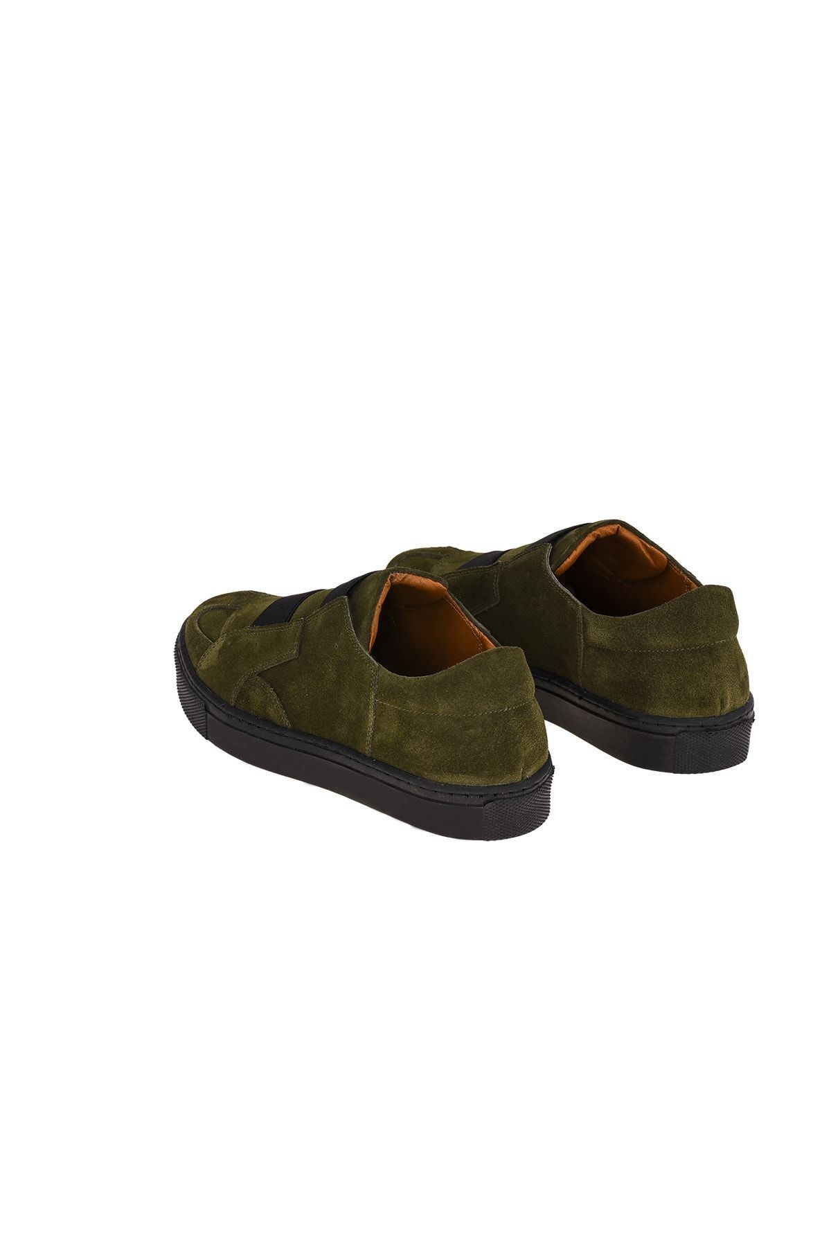 Kadın Hakiki Deri Yeşil Sneaker