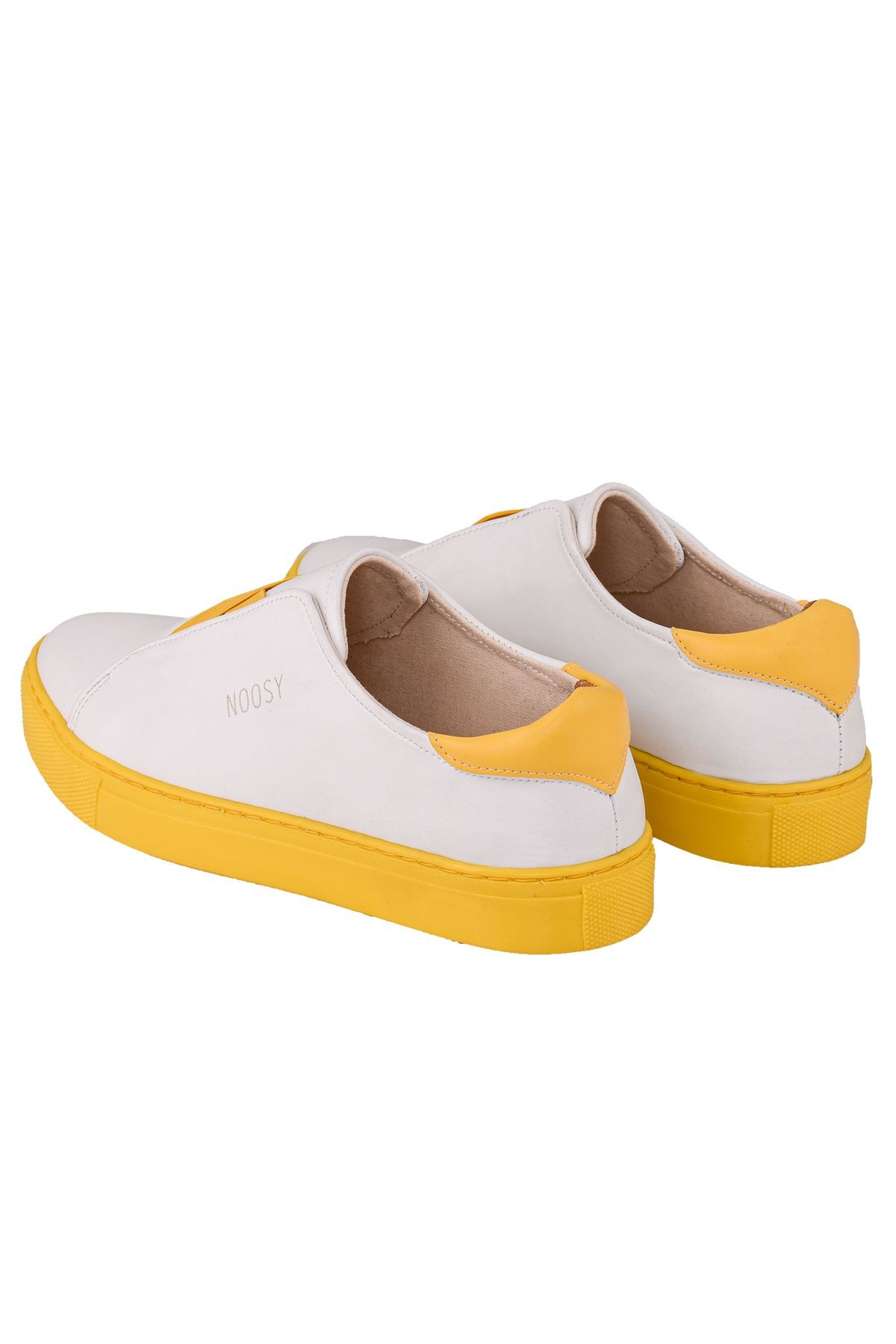 Beyaz Kırmızı Kadın Sneaker