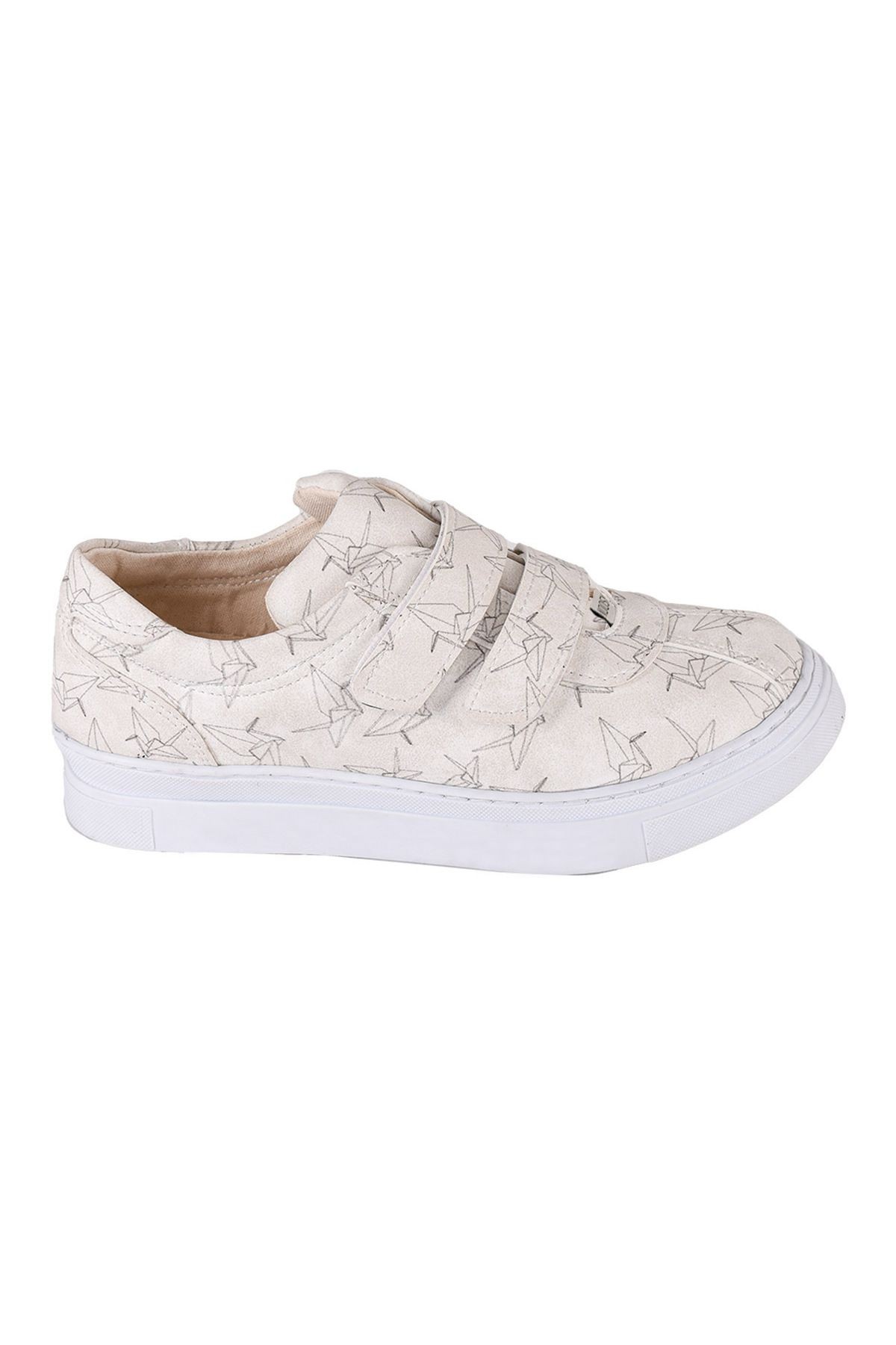 Baskılı Geometrik Tasarım Unisex Çocuk Sneaker
