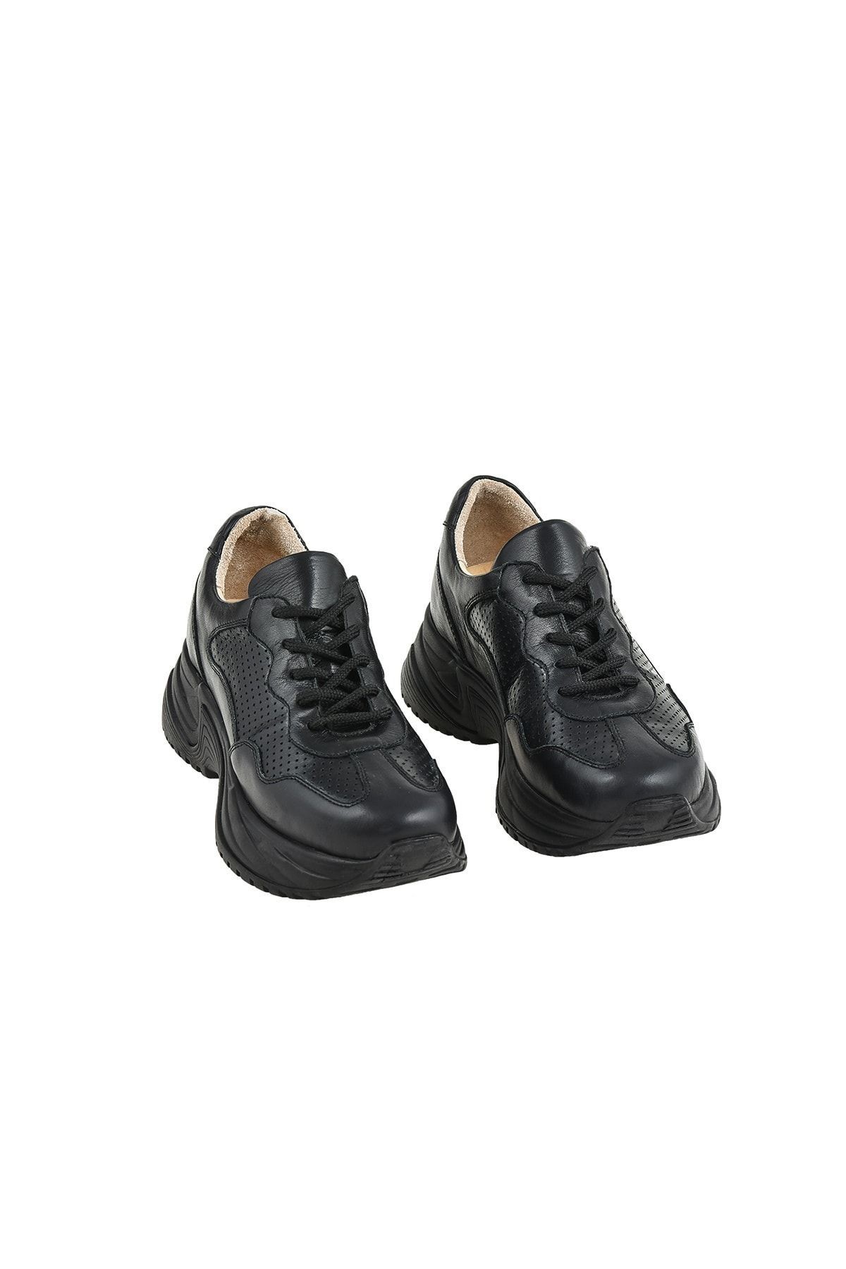 Kadın Beyaz Hakiki Deri Sneaker