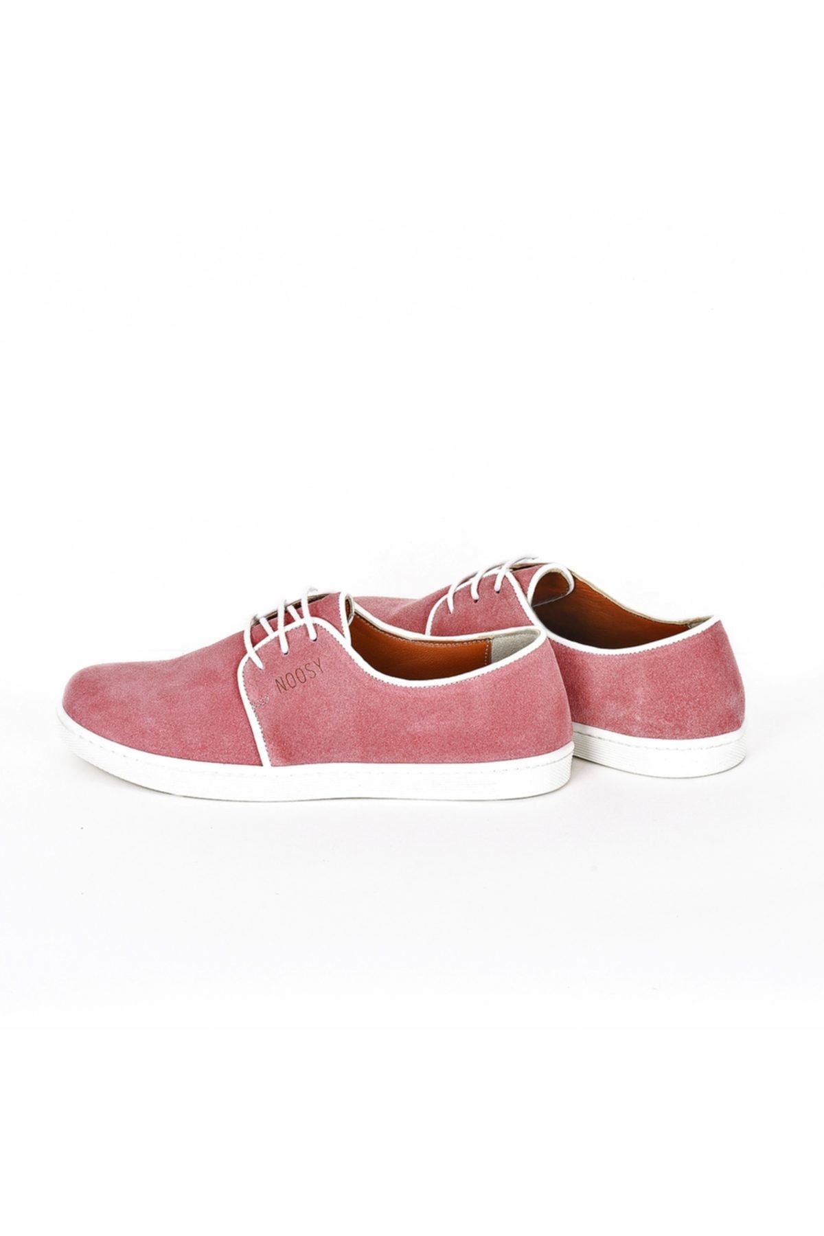 Hakiki Deri Pembe Kadın Sneaker