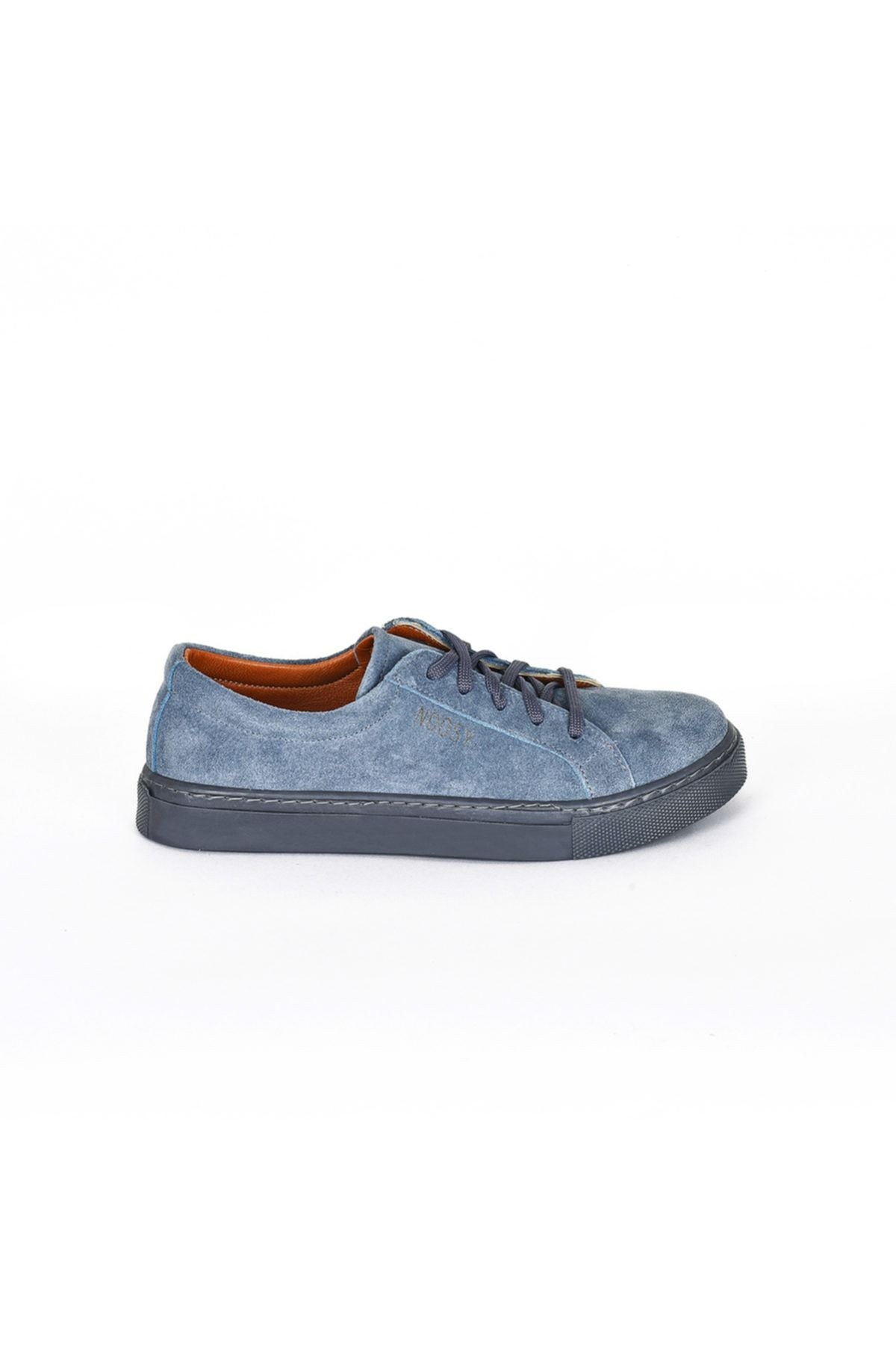 Hakiki Deri Gri Kadın Sneaker