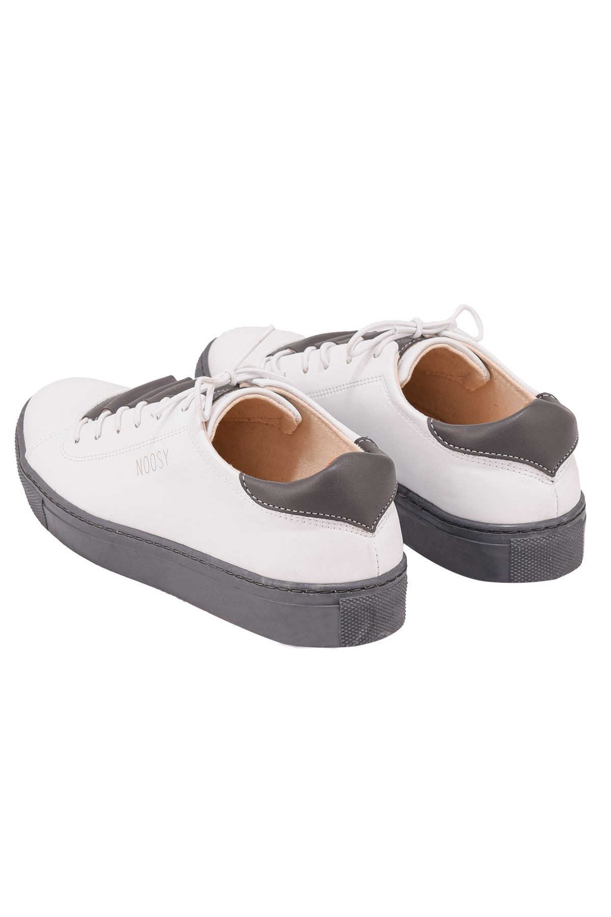 Beyaz Gri Kadın Sneaker