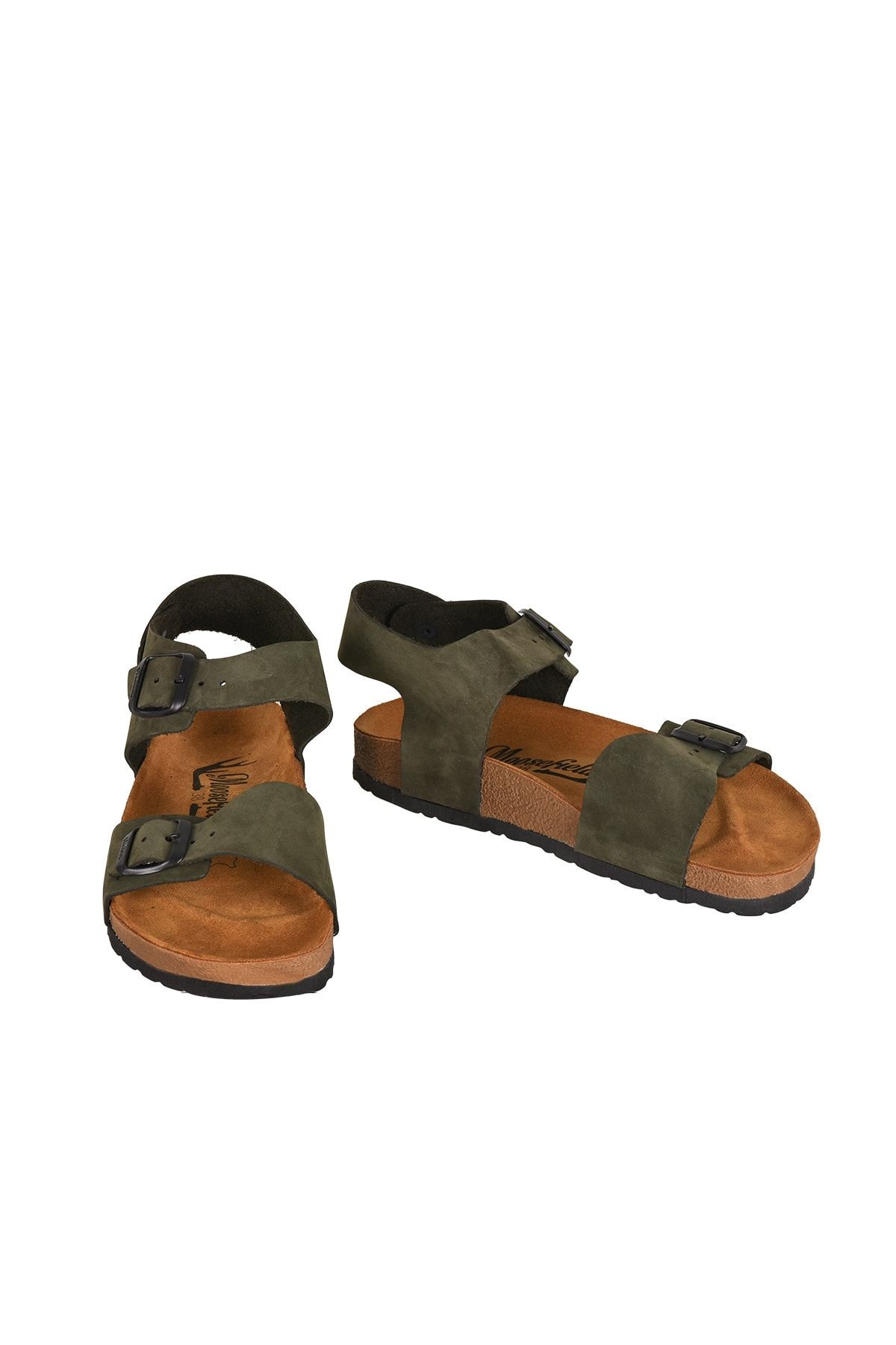 Hakiki Deri Unisex Sandalet