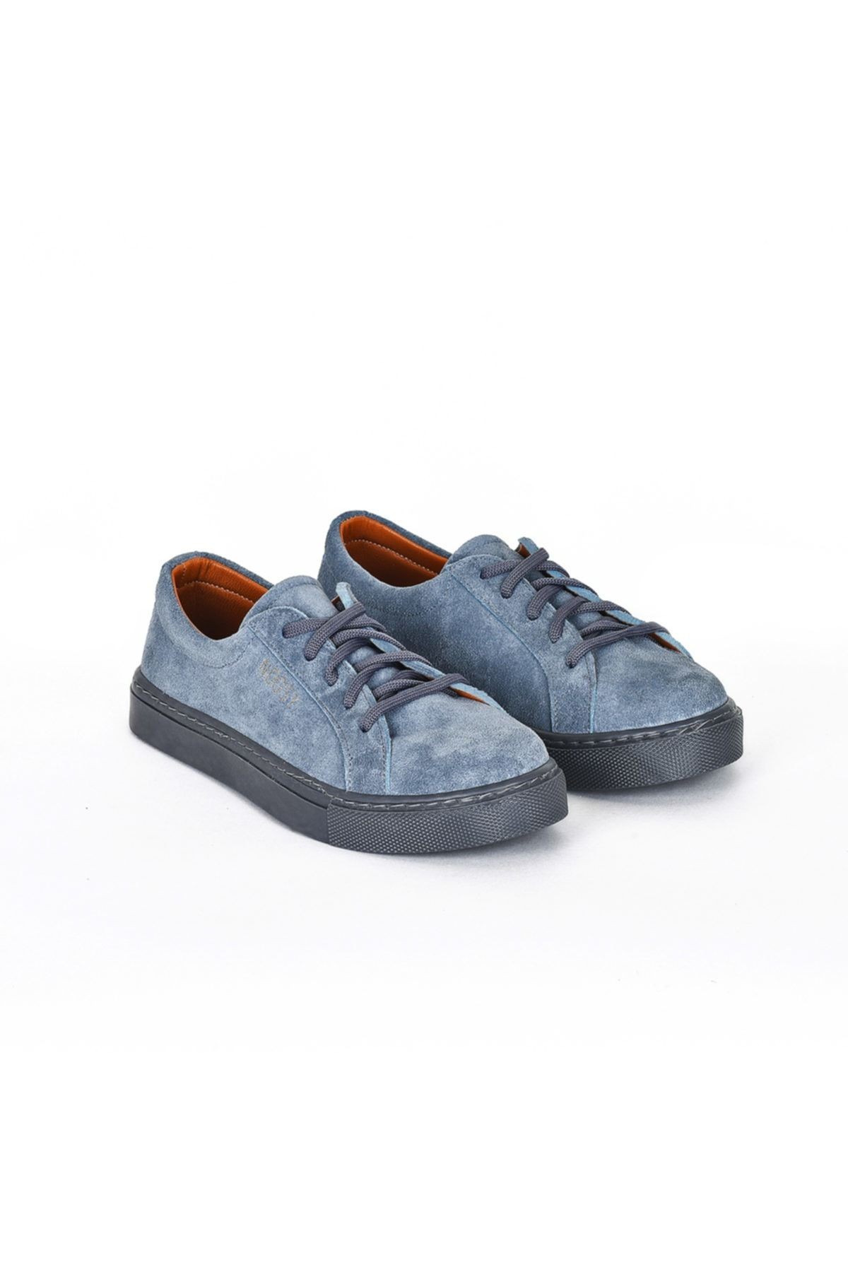 Hakiki Deri Gri Kadın Sneaker