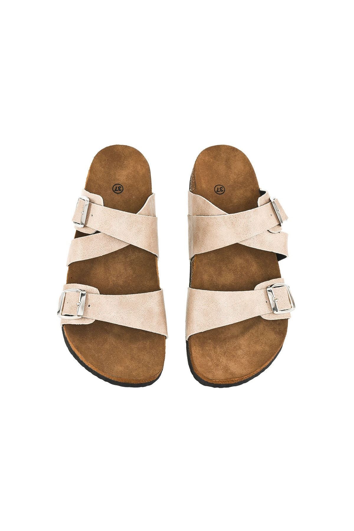 Bej Unisex Terlik