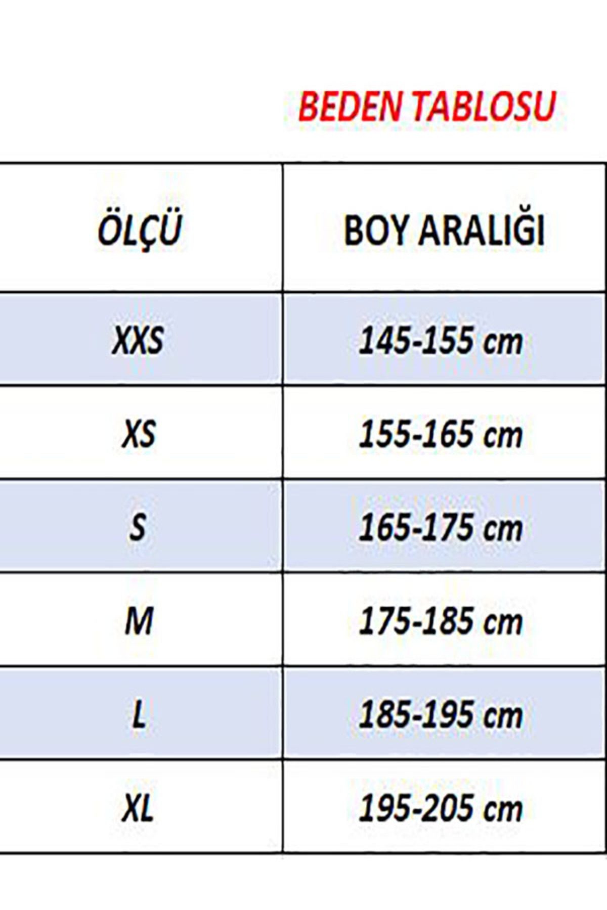 Unisex Pamuklu İskandinav Tulum