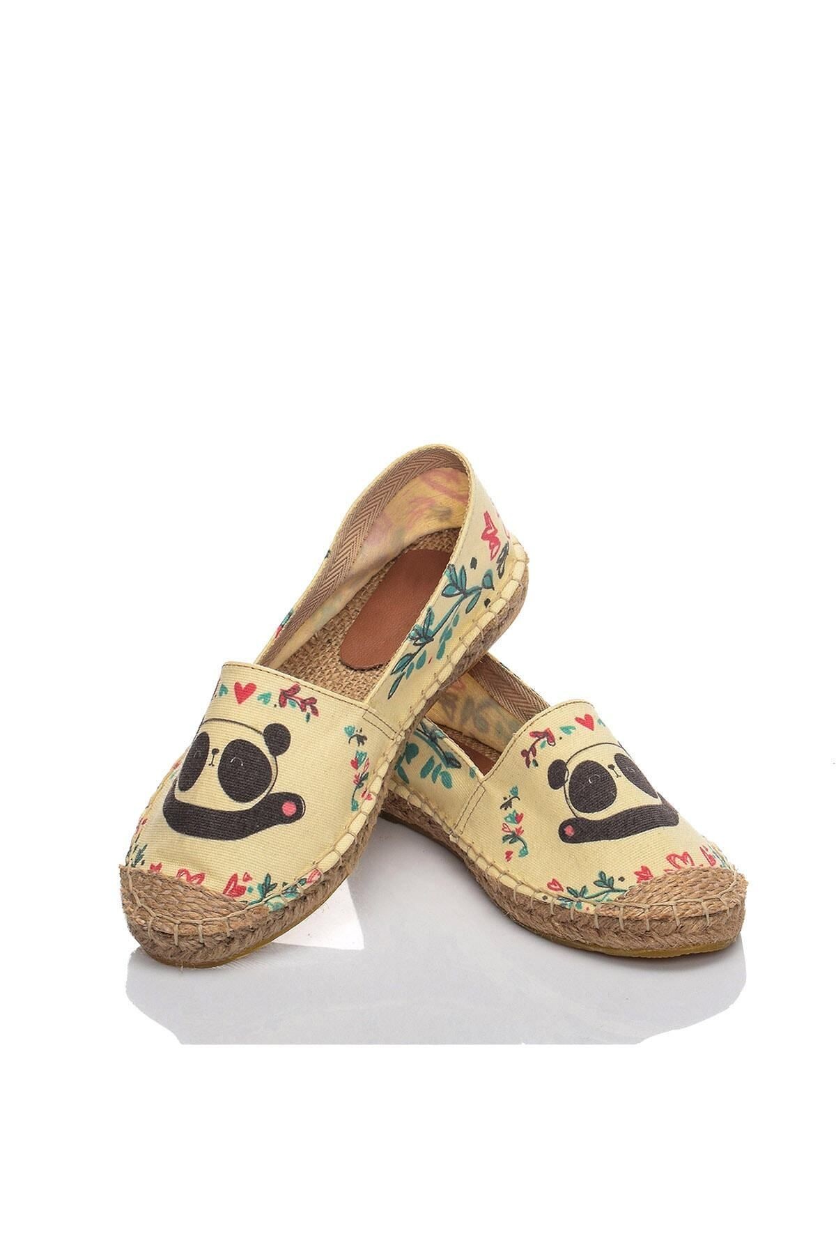 El Yapımı Hasır Taban Espadril