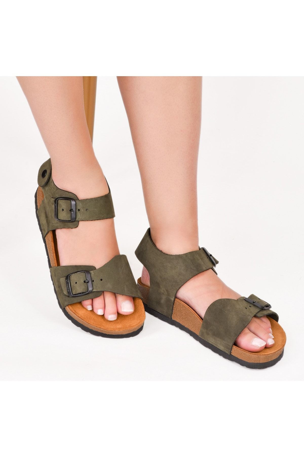 Hakiki Deri Unisex Sandalet