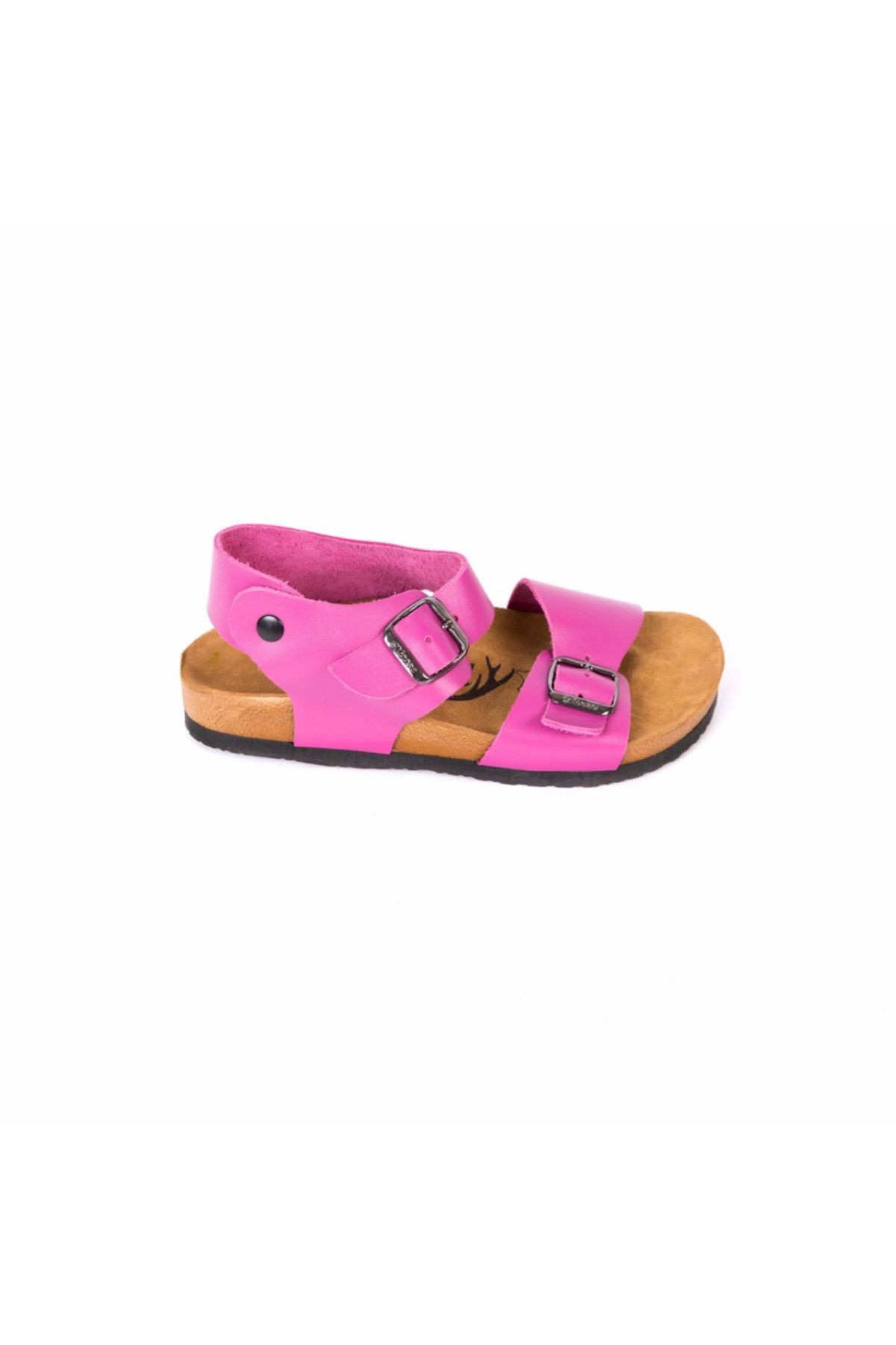 Hakiki Deri Pembe Kadın Sandalet