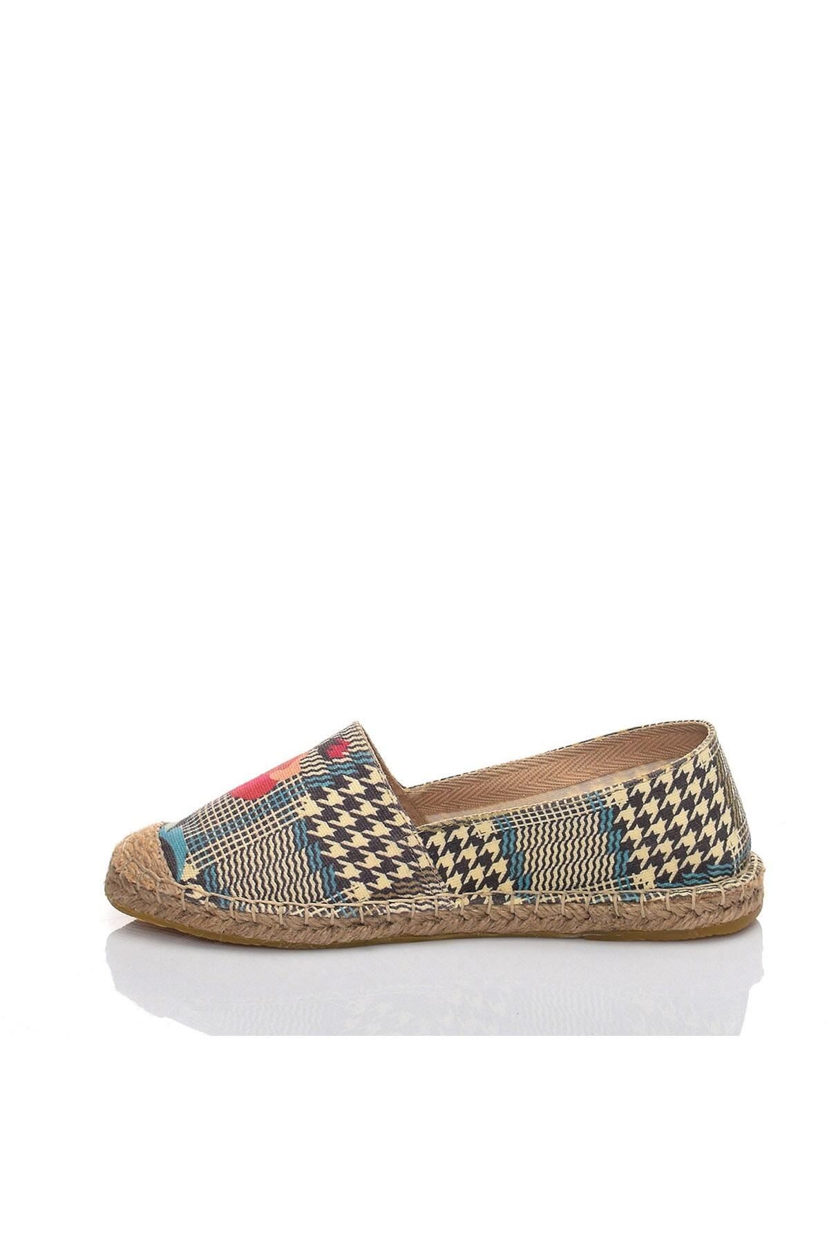 El Yapımı Hasır Taban Espadril