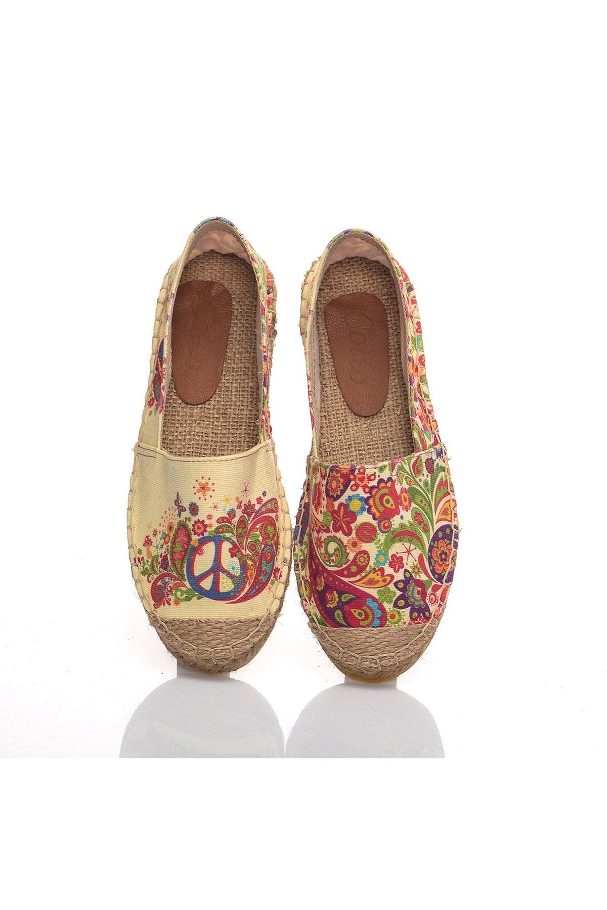 El Yapımı Hasır Taban Espadril