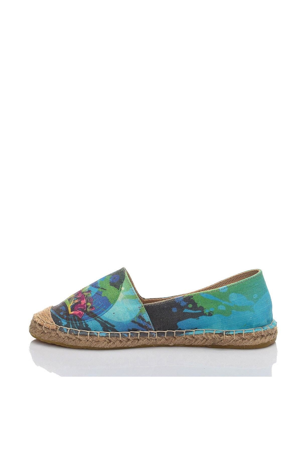 El Yapımı Hasır Taban Espadril