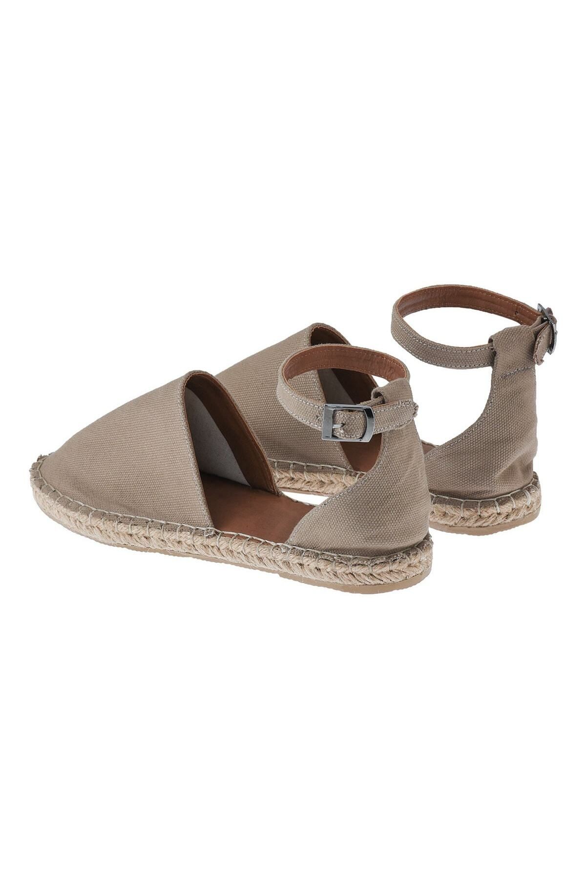 El Yapımı Hasır Taban Espadril