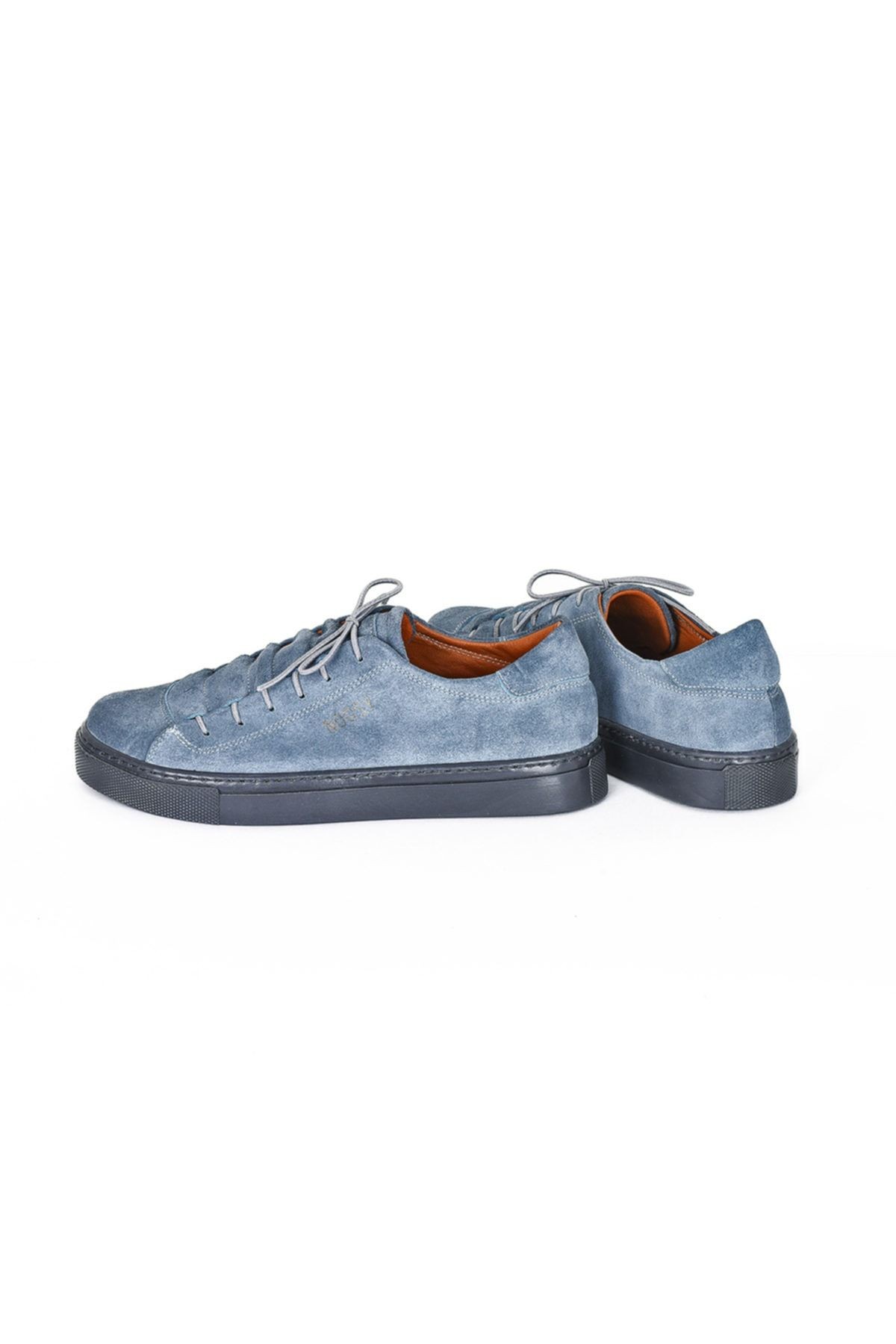 Hakiki Deri Gri Kadın Sneaker