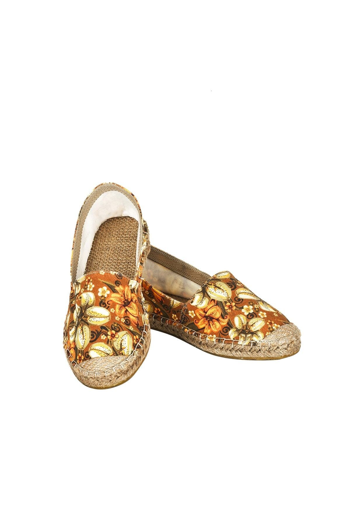 El Yapımı Hasır Taban Espadril
