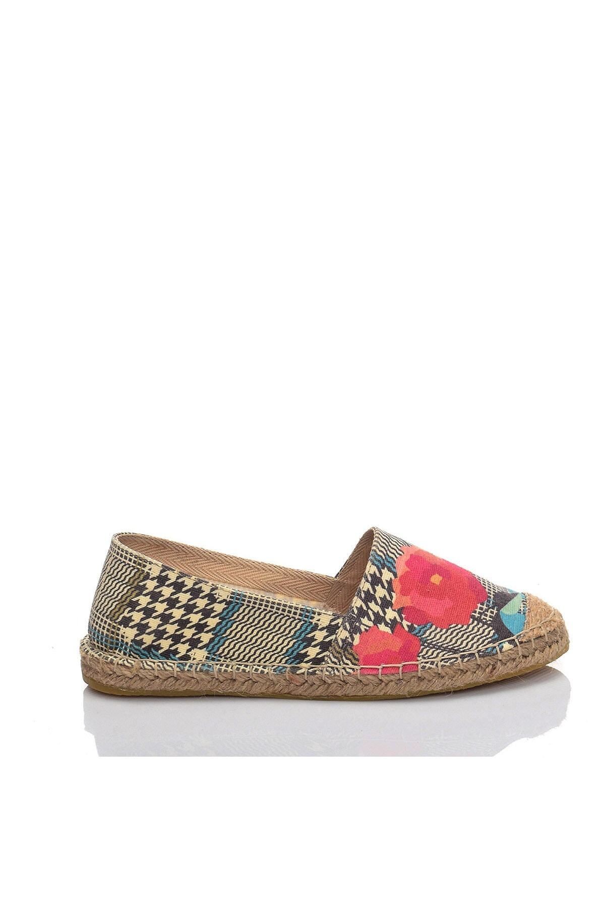 El Yapımı Hasır Taban Espadril